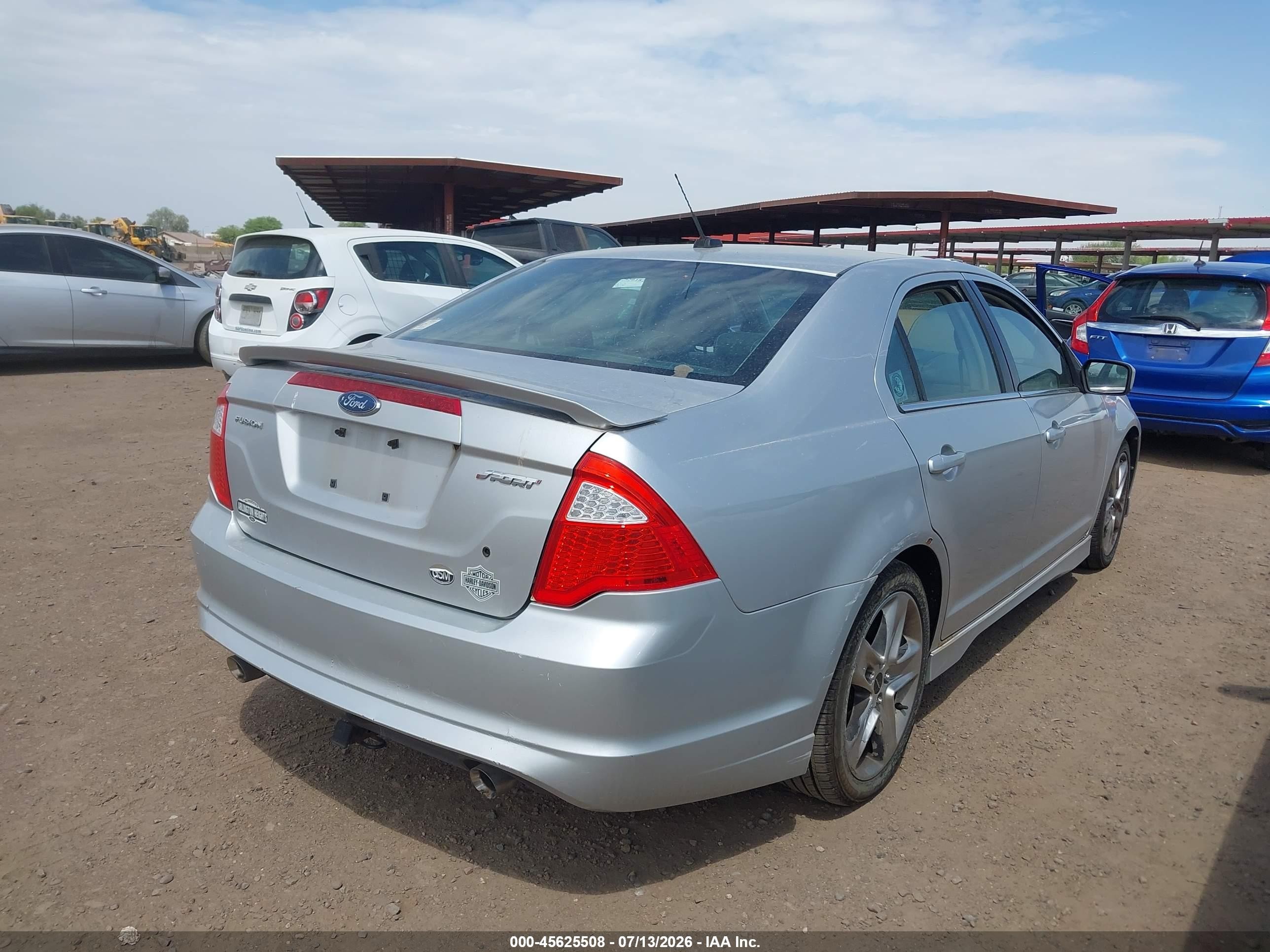 2010 Ford Fusion Sport Silver vin: 3FAHP0KC7AR112906