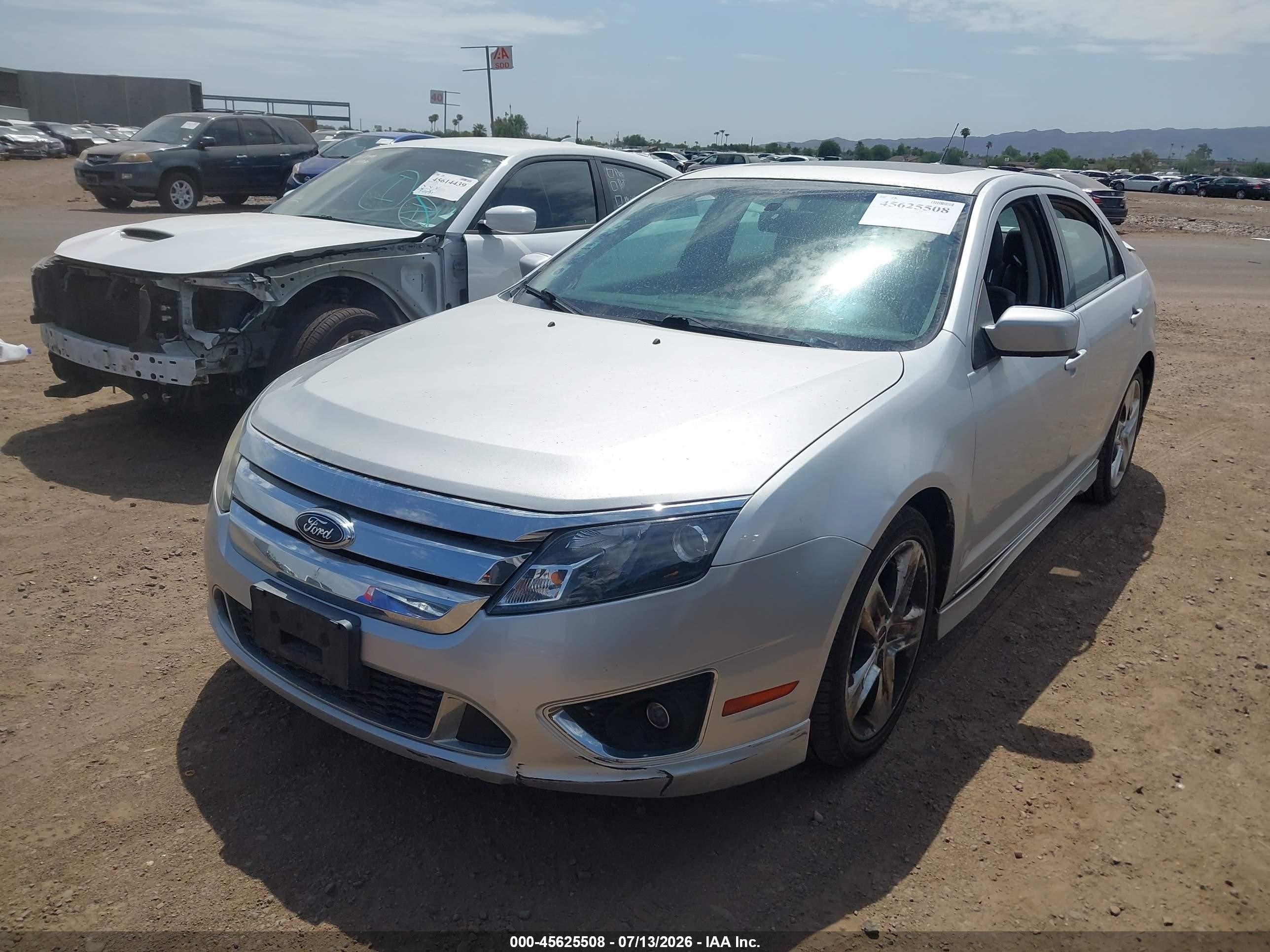 2010 Ford Fusion Sport Silver vin: 3FAHP0KC7AR112906