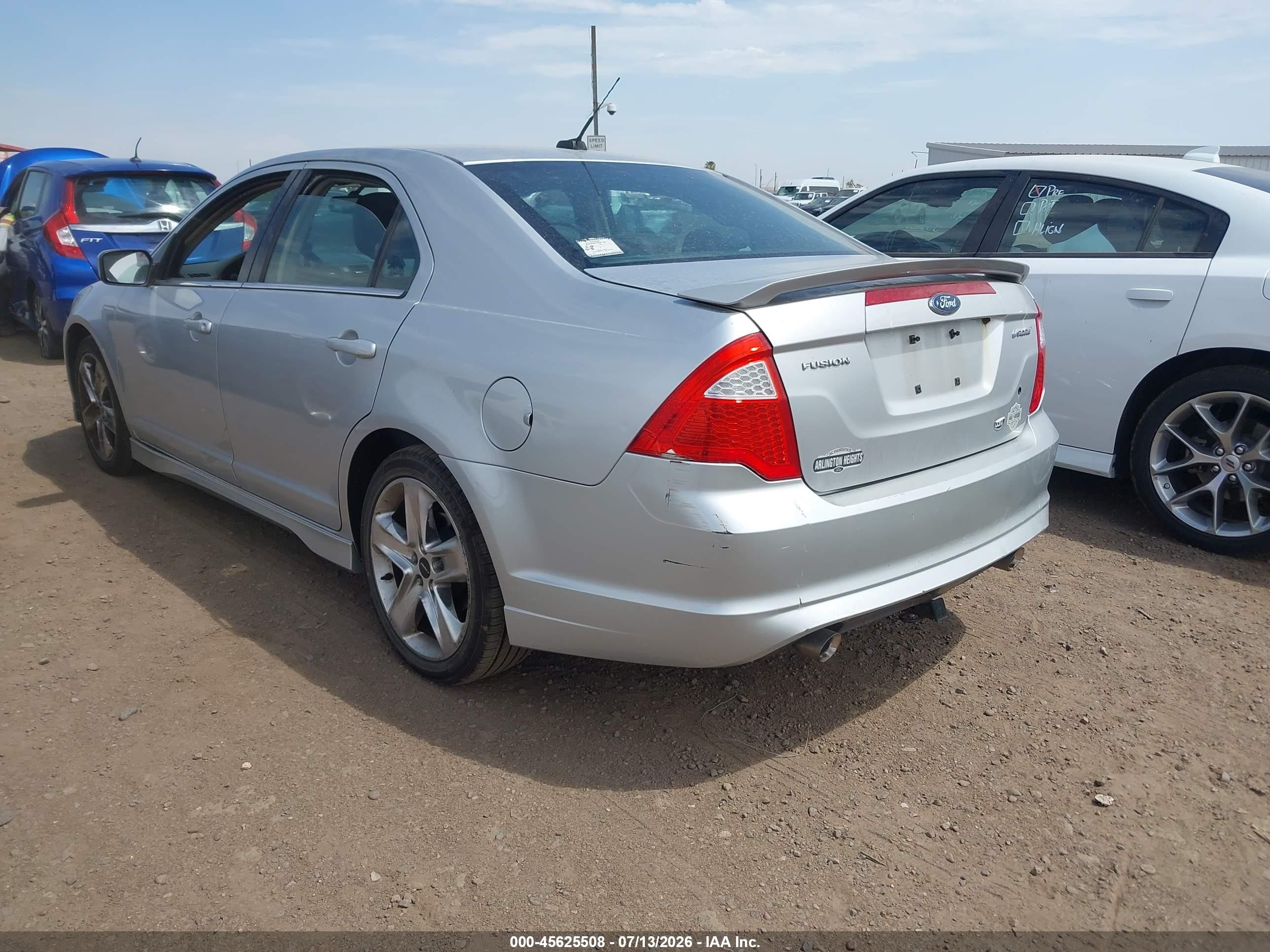2010 Ford Fusion Sport Silver vin: 3FAHP0KC7AR112906