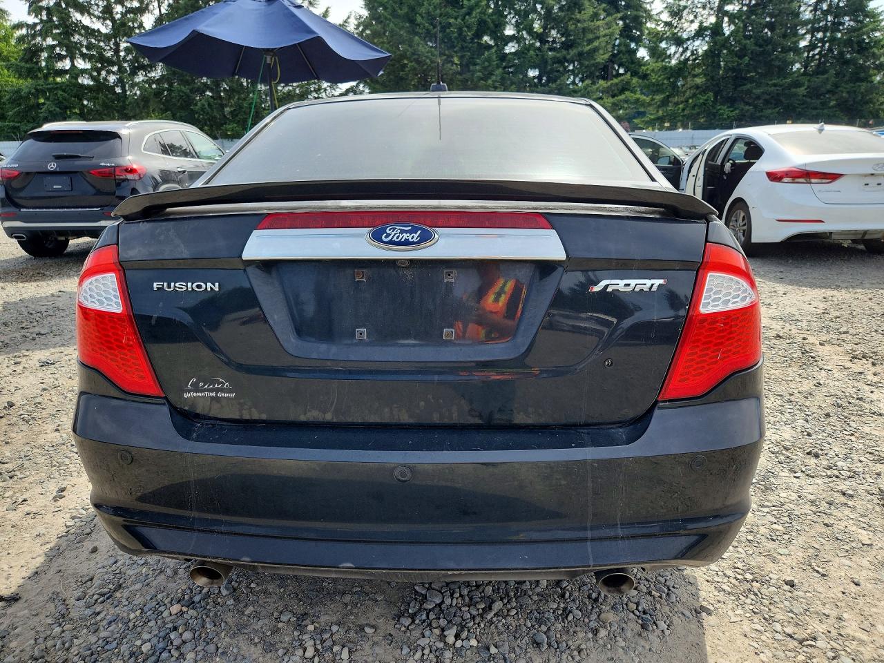 2010 Ford Fusion Sport Black vin: 3FAHP0KC7AR172913