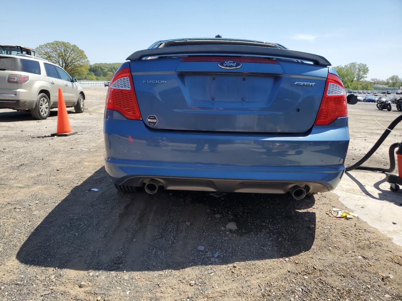 2010 Ford Fusion Sport Синий vin: 3FAHP0KC7AR189355