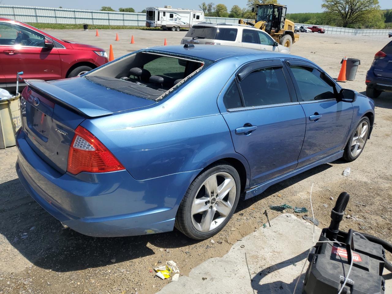 2010 Ford Fusion Sport Синий vin: 3FAHP0KC7AR189355