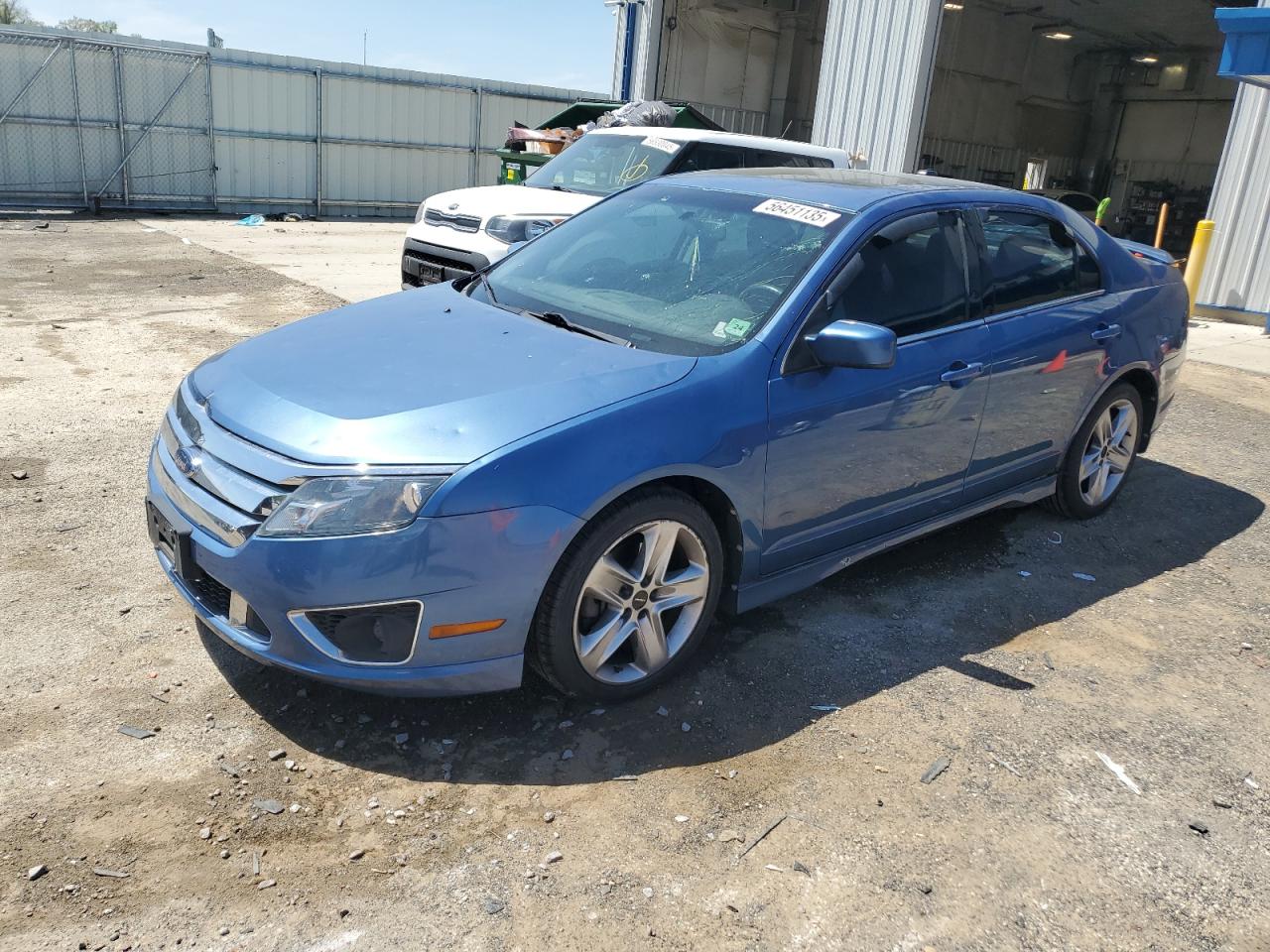 2010 Ford Fusion Sport Blue vin: 3FAHP0KC7AR189355