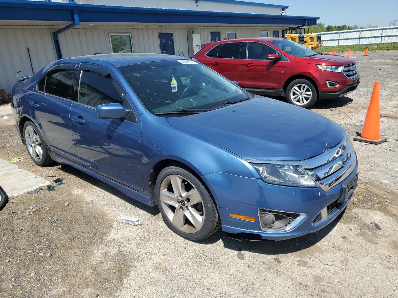 2010 Ford Fusion Sport Синий vin: 3FAHP0KC7AR189355