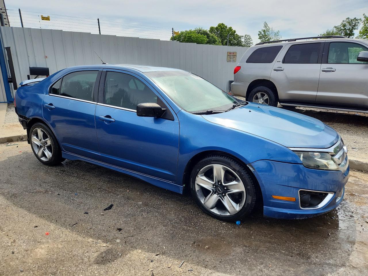 2010 Ford Fusion Sport Blue vin: 3FAHP0KC7AR202637