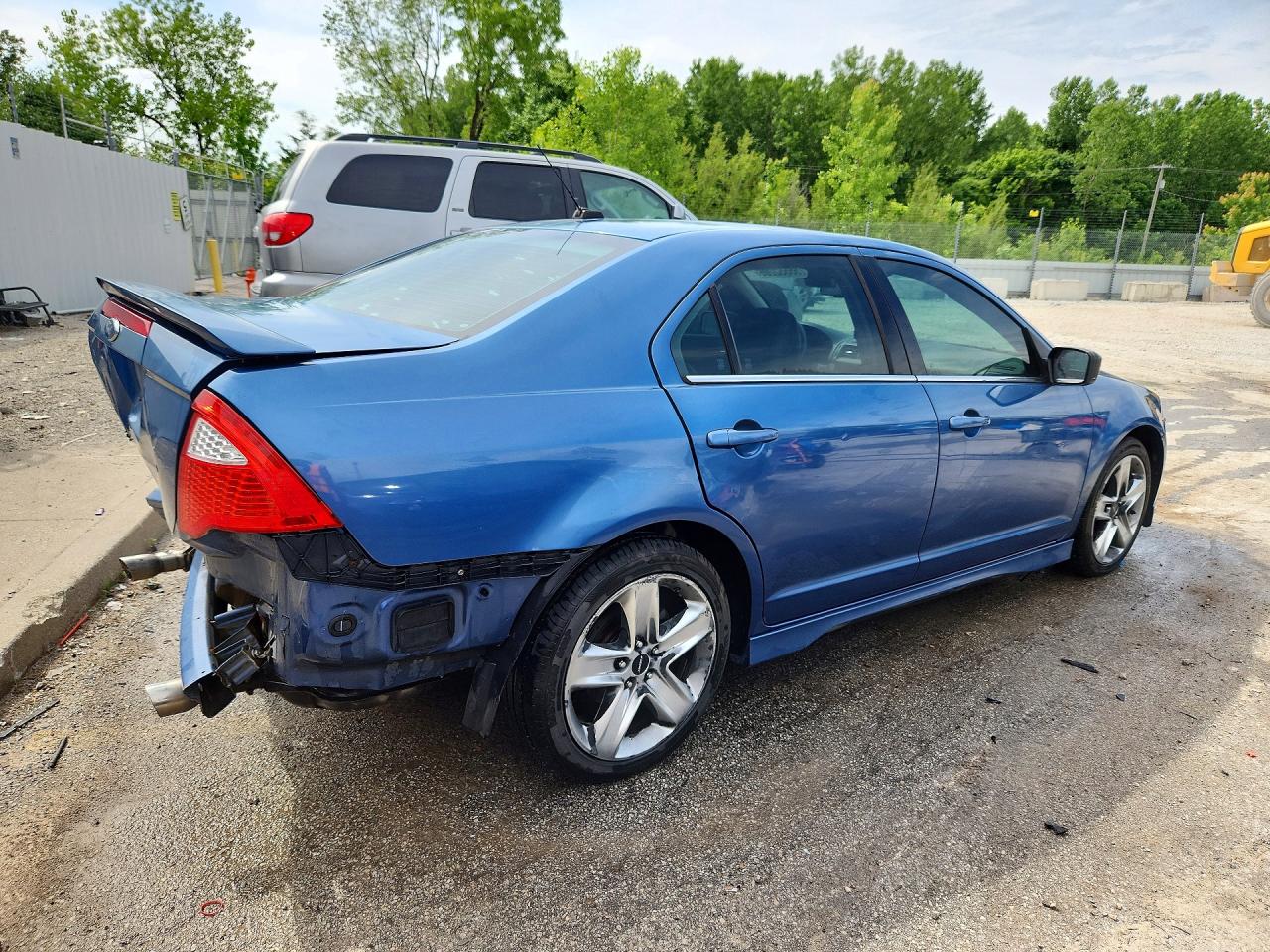 2010 Ford Fusion Sport Blue vin: 3FAHP0KC7AR202637
