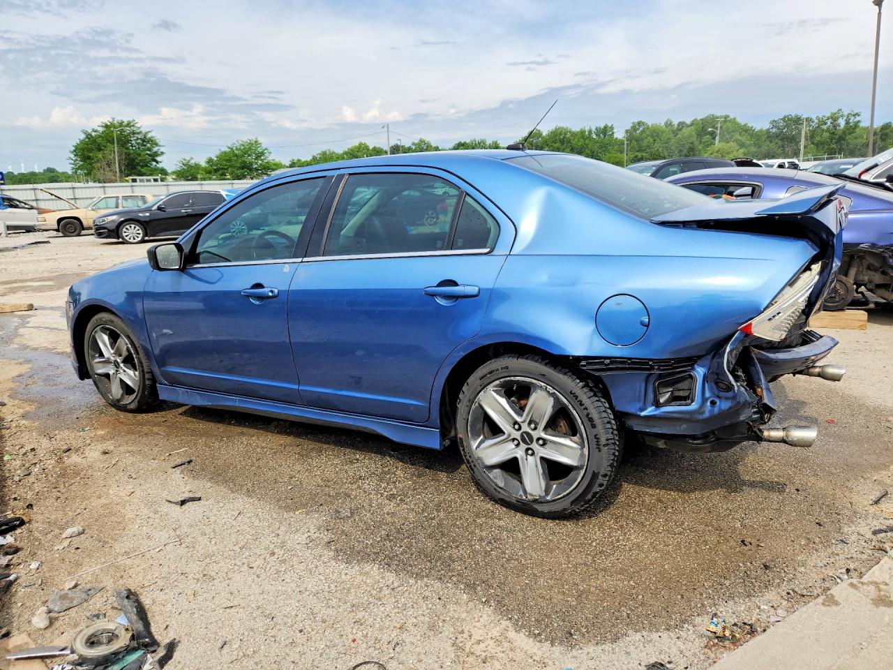 2010 Ford Fusion Sport Blue vin: 3FAHP0KC7AR202637