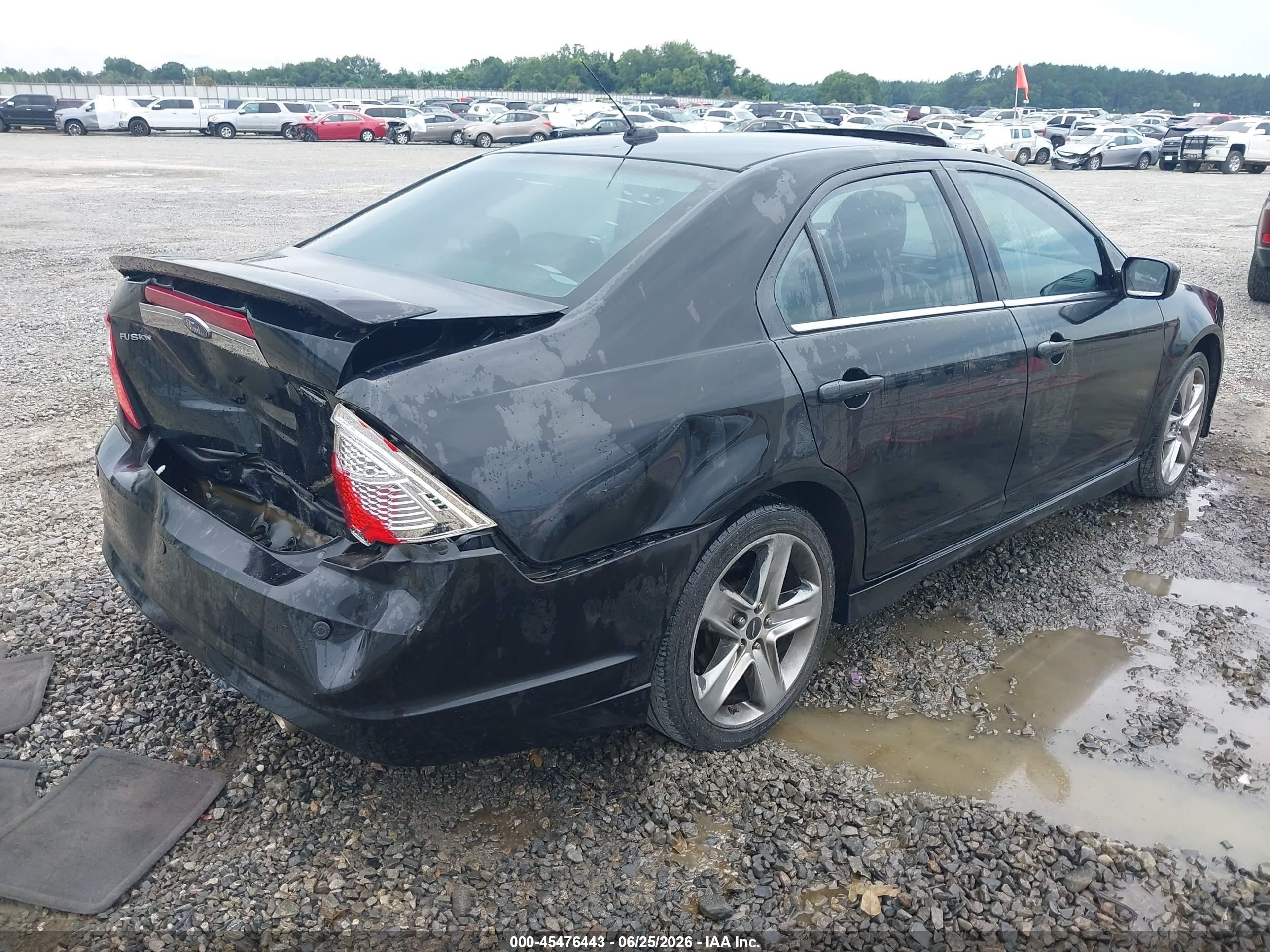 2010 Ford Fusion Sport Black vin: 3FAHP0KC7AR354126