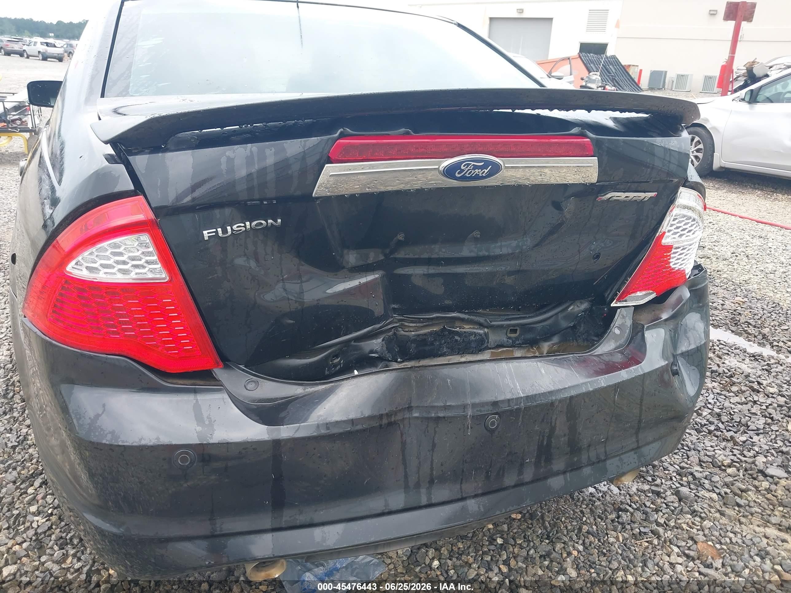 2010 Ford Fusion Sport Black vin: 3FAHP0KC7AR354126