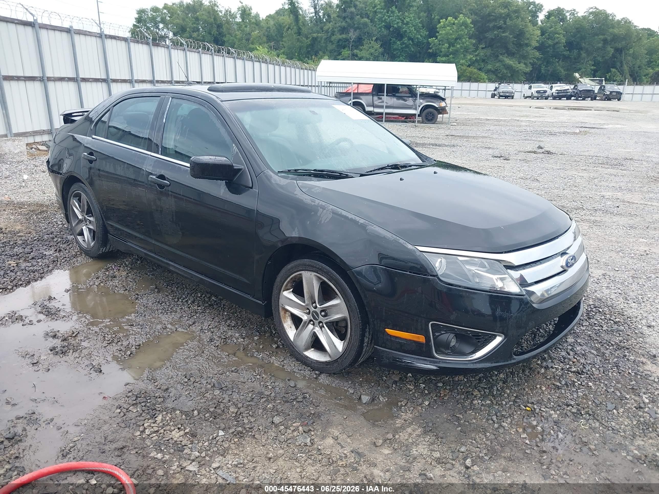 2010 Ford Fusion Sport Black vin: 3FAHP0KC7AR354126