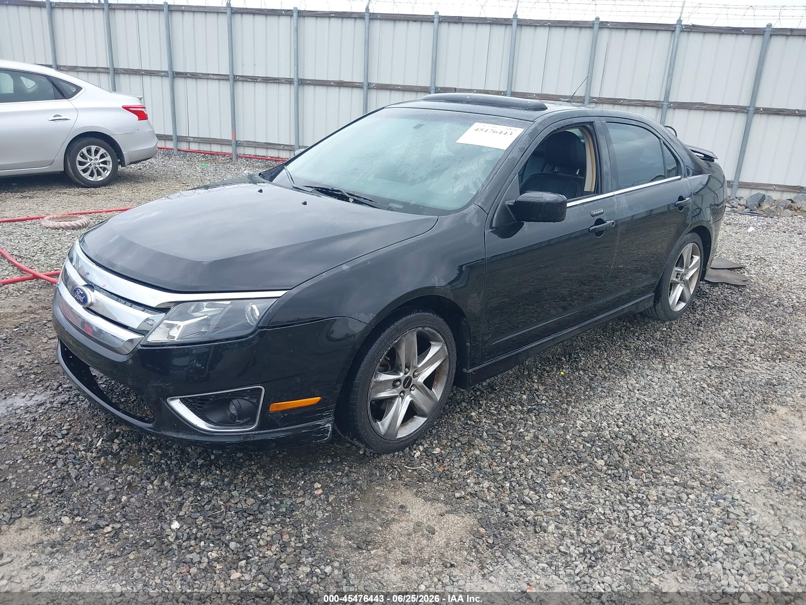2010 Ford Fusion Sport Black vin: 3FAHP0KC7AR354126
