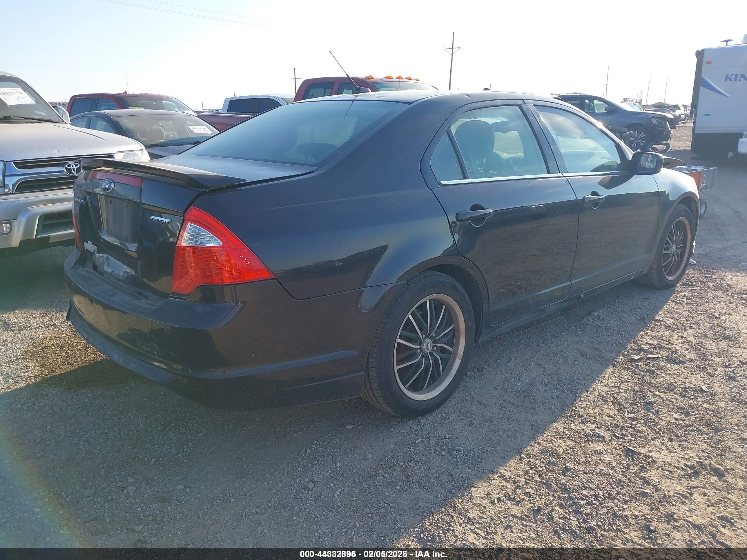 2011 Ford Fusion Sport Черный vin: 3FAHP0KC7BR189745