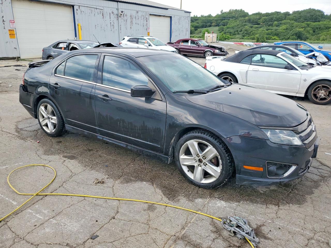 2012 Ford Fusion Sport Black vin: 3FAHP0KC7CR211163