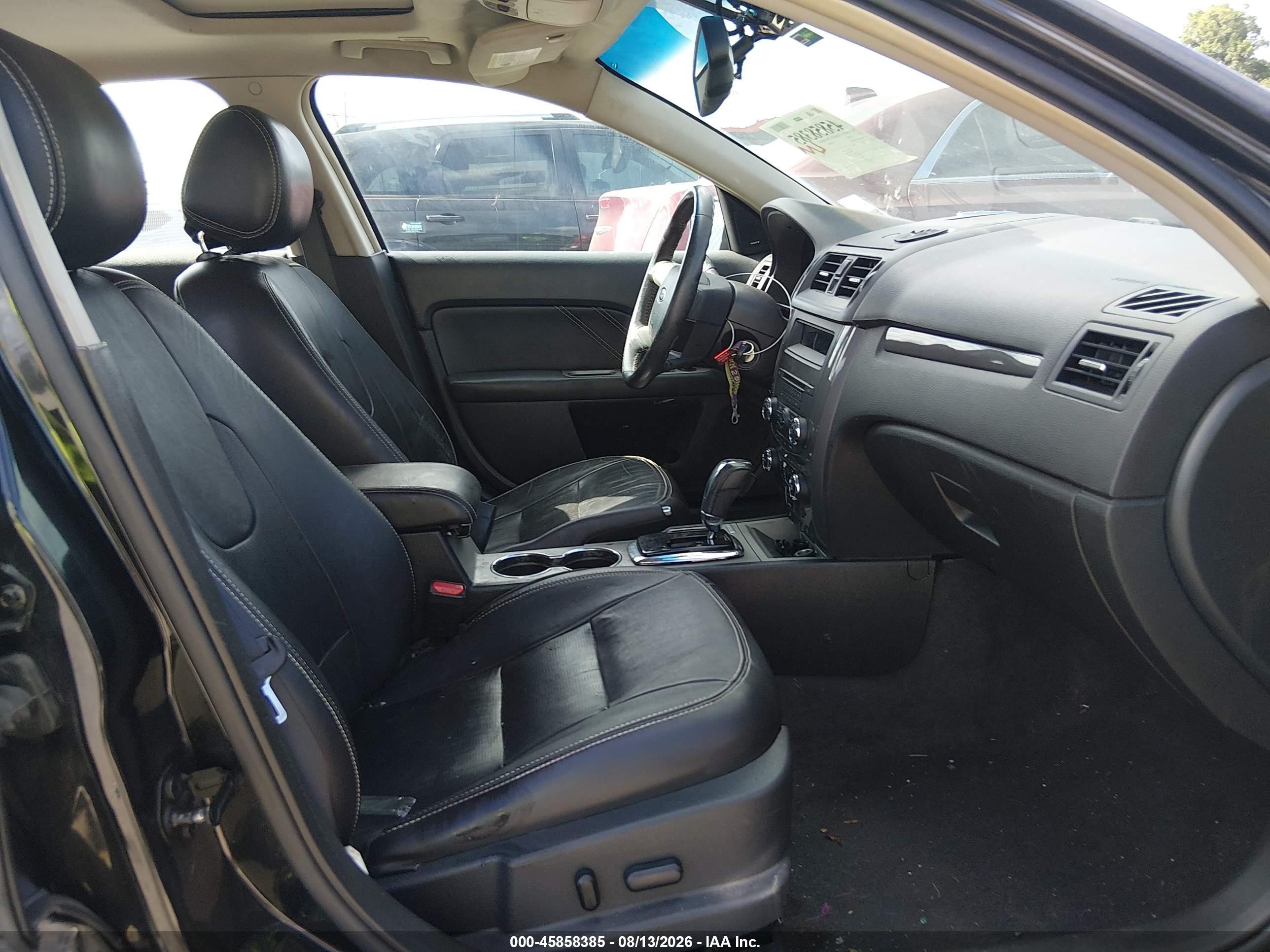 2012 Ford Fusion Sport Черный vin: 3FAHP0KC7CR443889