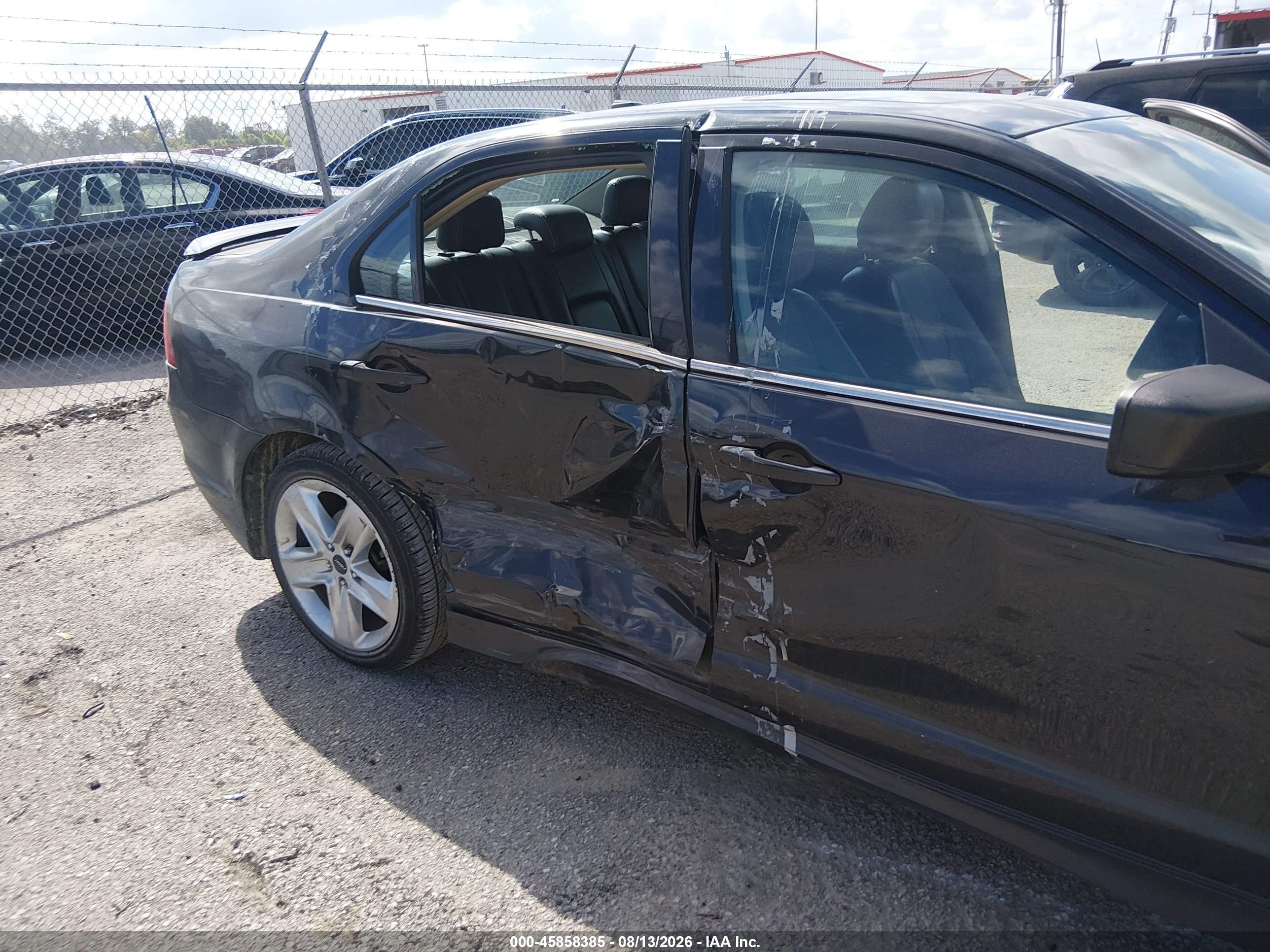 2012 Ford Fusion Sport Черный vin: 3FAHP0KC7CR443889