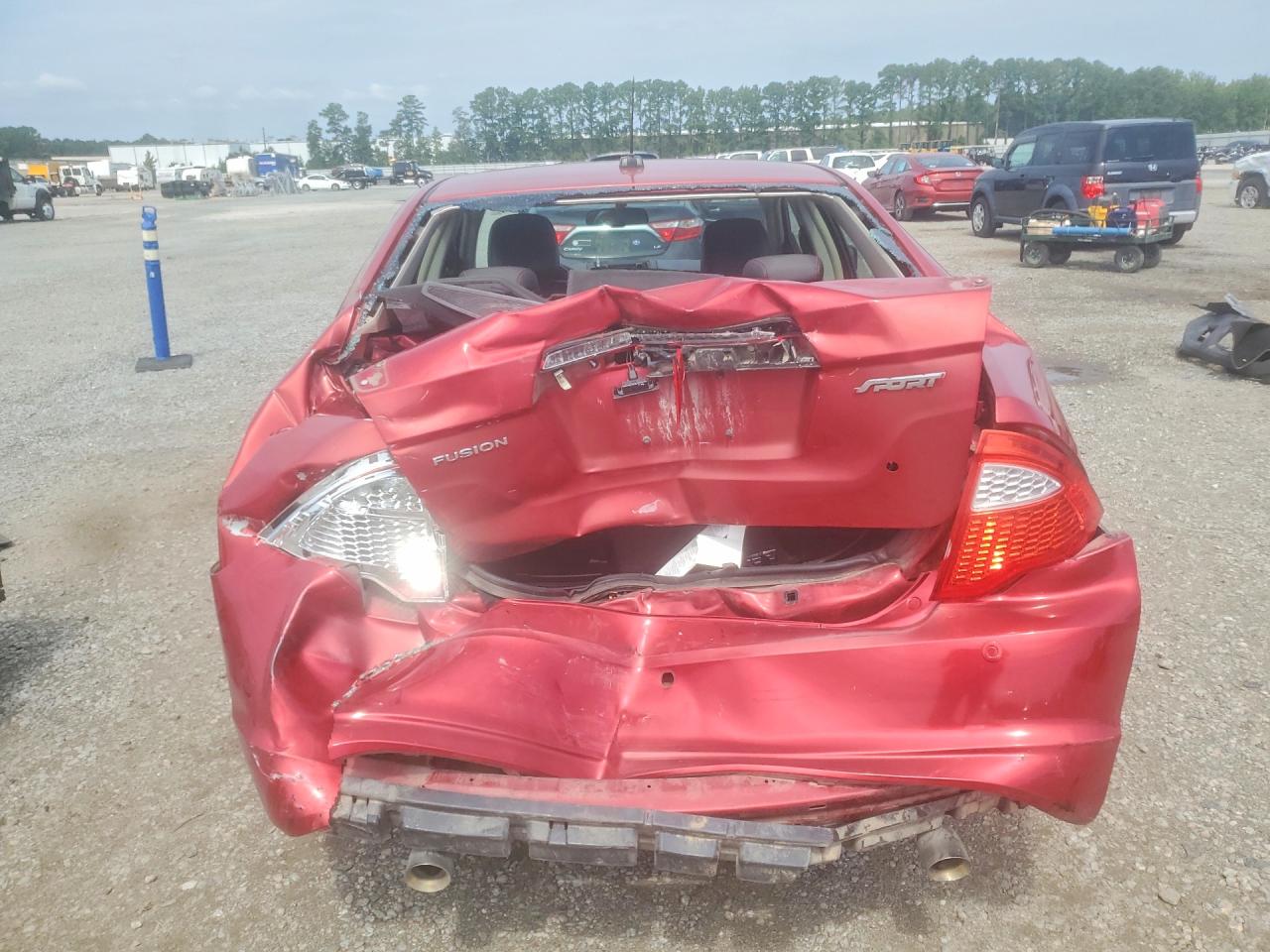 2010 Ford Fusion Sport Красный vin: 3FAHP0KC8AR317800