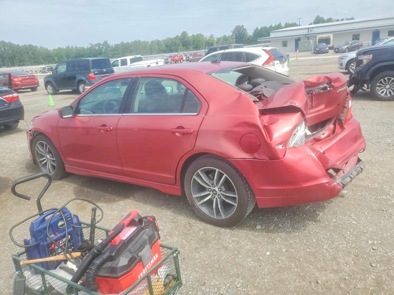 2010 Ford Fusion Sport Красный vin: 3FAHP0KC8AR317800