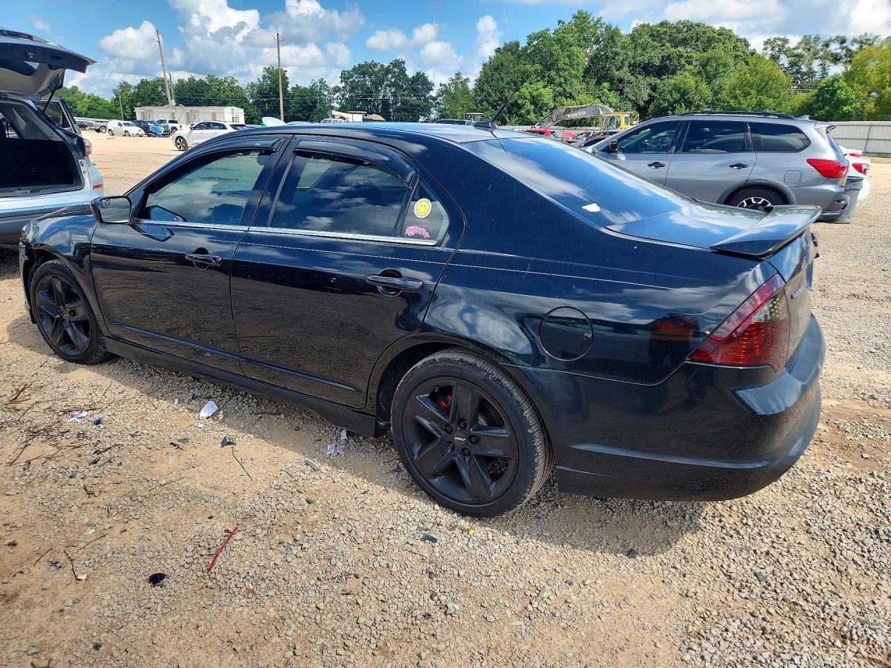 2012 Ford Fusion Sport Черный vin: 3FAHP0KC8CR162149