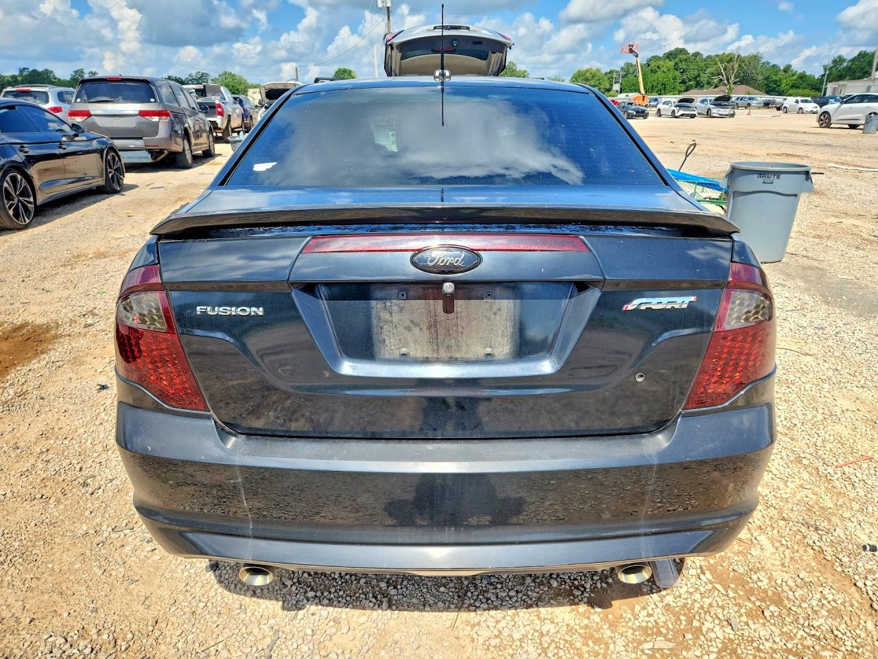 2012 Ford Fusion Sport Черный vin: 3FAHP0KC8CR162149