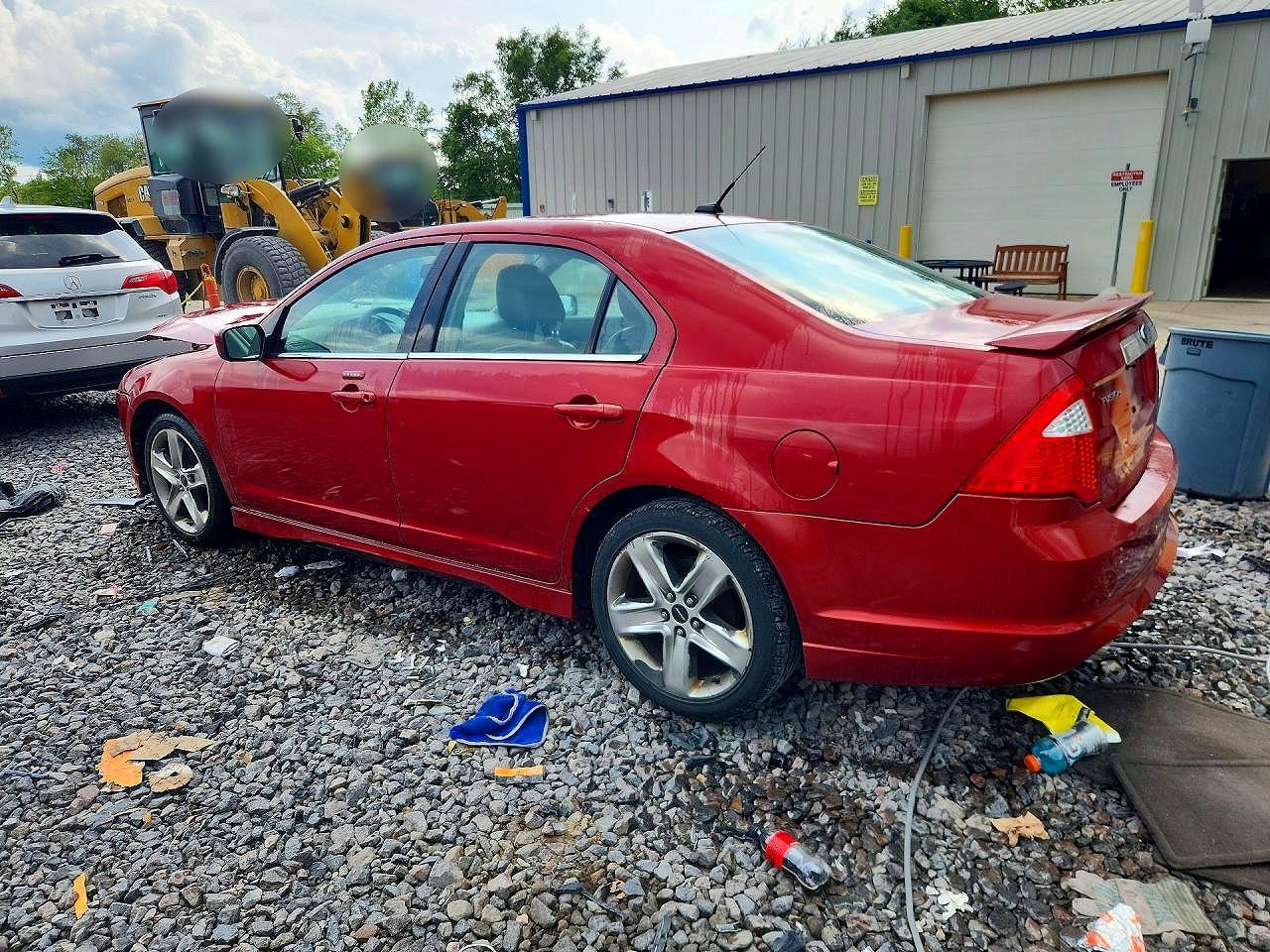 2010 Ford Fusion Sport Red vin: 3FAHP0KCXAR159587