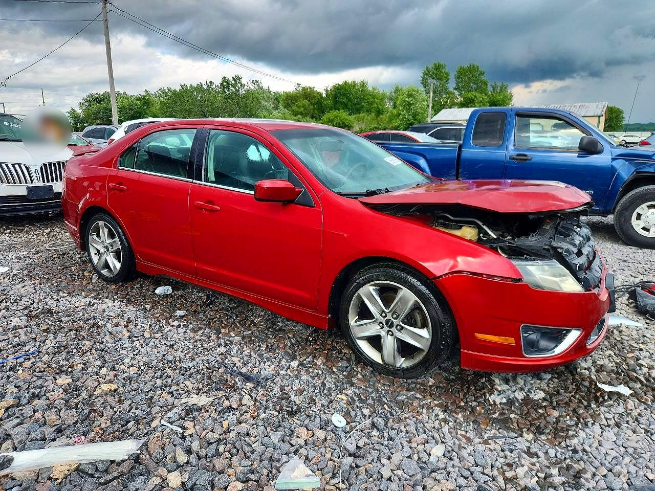 2010 Ford Fusion Sport Red vin: 3FAHP0KCXAR159587