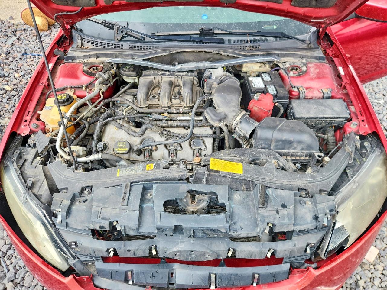 2010 Ford Fusion Sport Red vin: 3FAHP0KCXAR159587