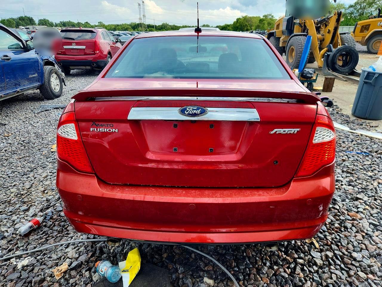 2010 Ford Fusion Sport Red vin: 3FAHP0KCXAR159587