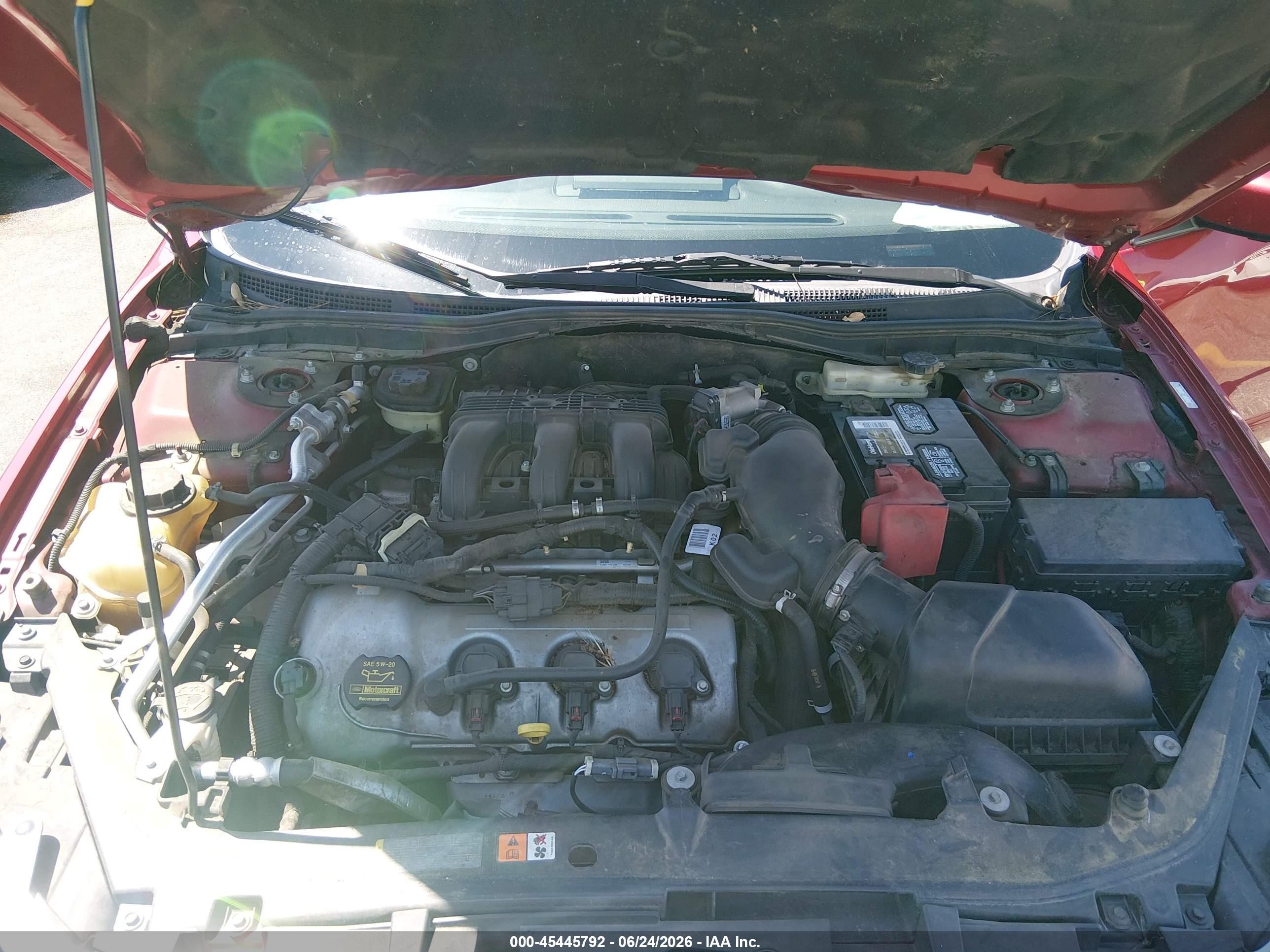 2010 Ford Fusion Sport Red vin: 3FAHP0KCXAR169455