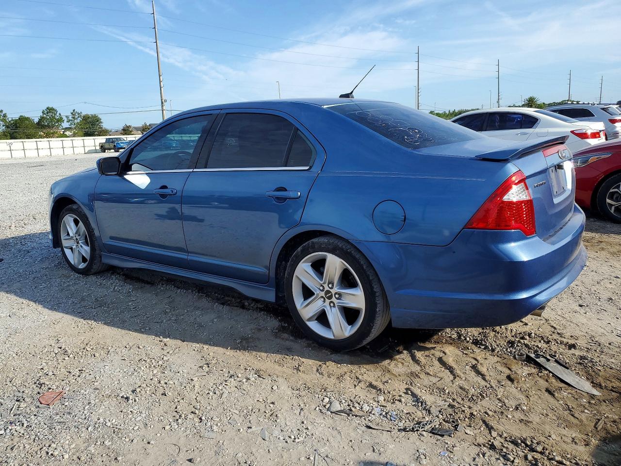 2010 Ford Fusion Sport Blue vin: 3FAHP0KCXAR192251