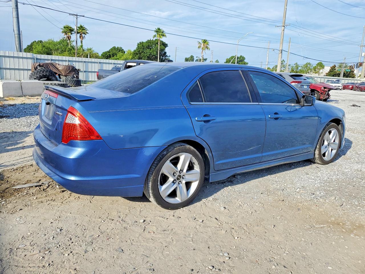 2010 Ford Fusion Sport Blue vin: 3FAHP0KCXAR192251
