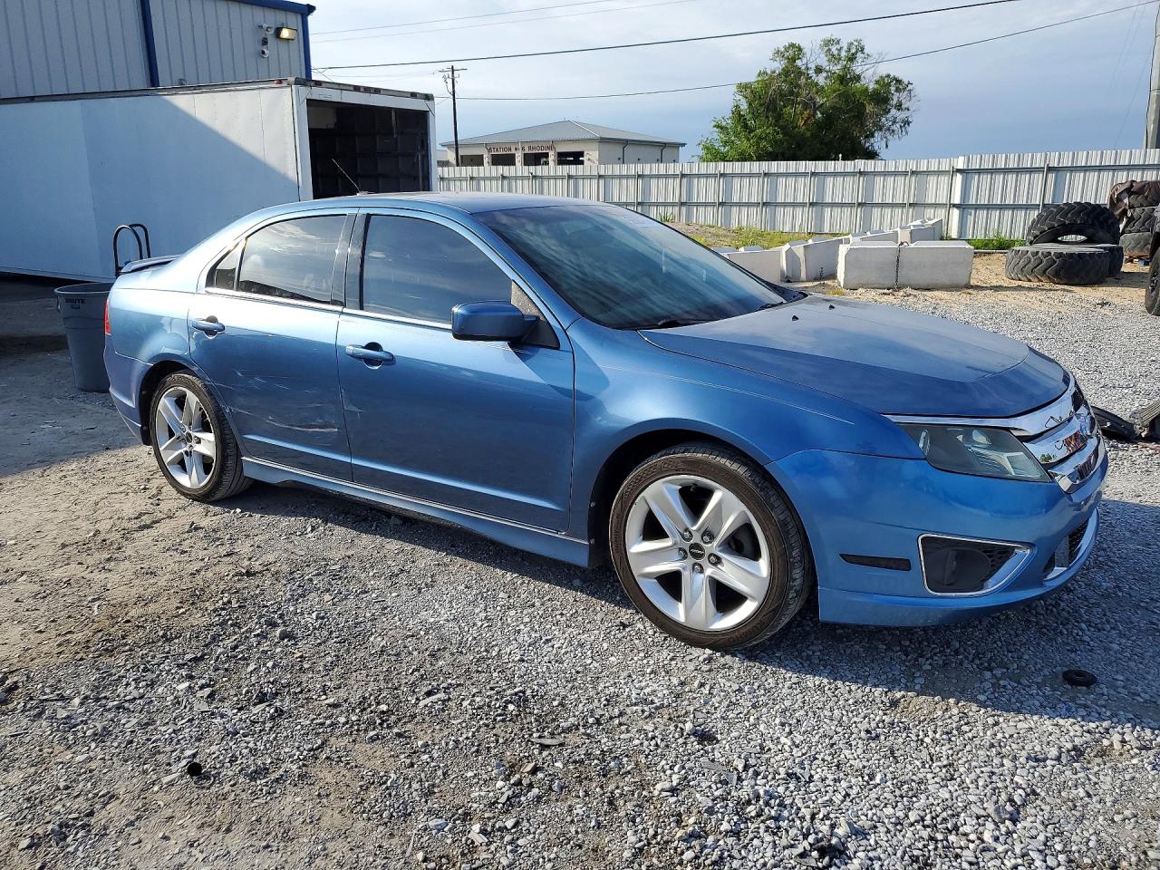 2010 Ford Fusion Sport Blue vin: 3FAHP0KCXAR192251