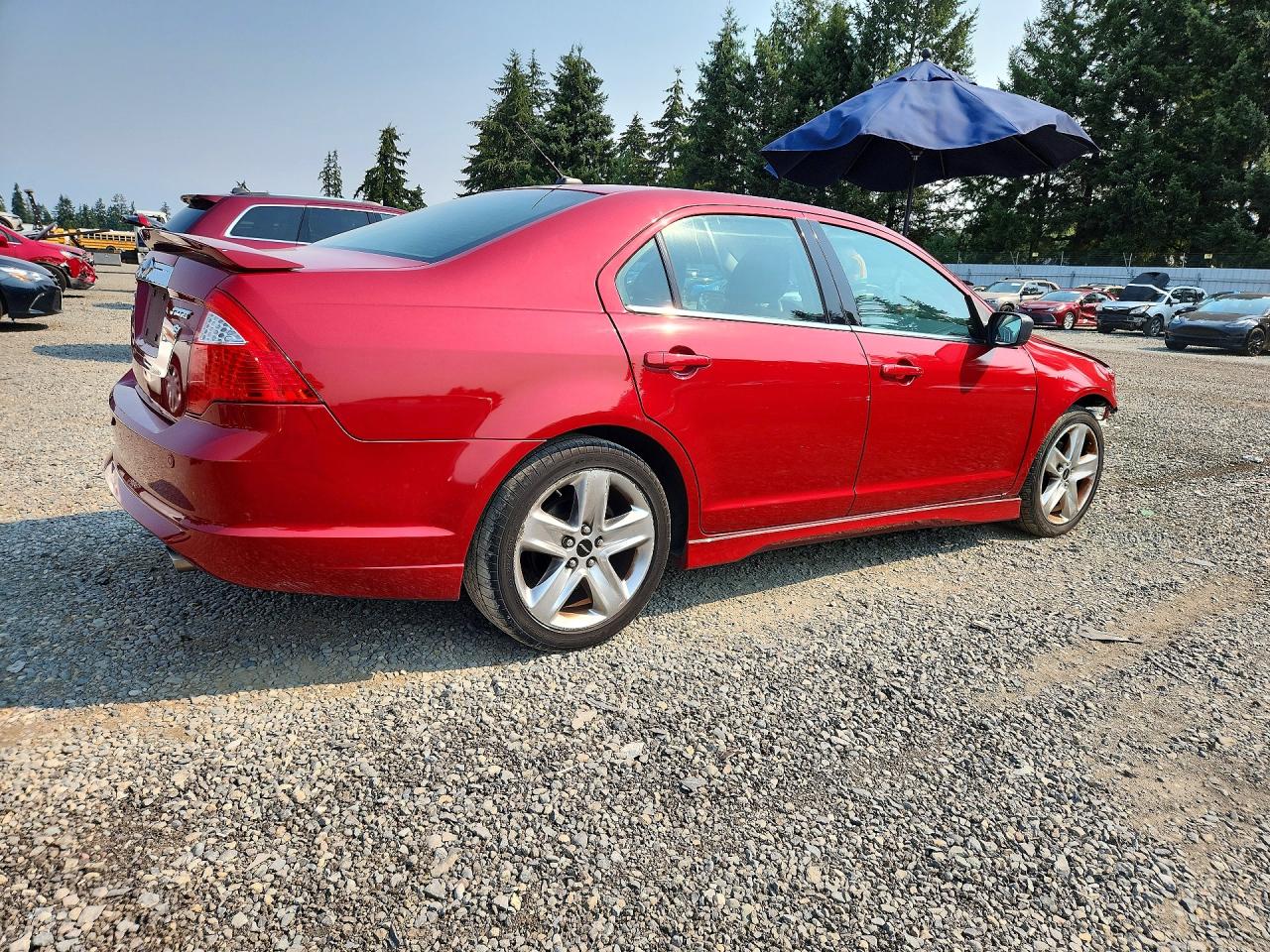 2010 Ford Fusion Sport Red vin: 3FAHP0KCXAR233817