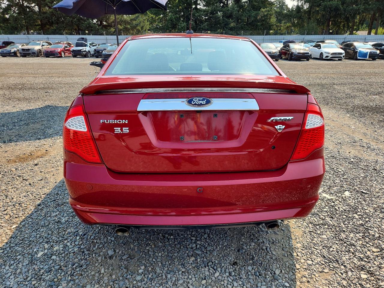 2010 Ford Fusion Sport Red vin: 3FAHP0KCXAR233817