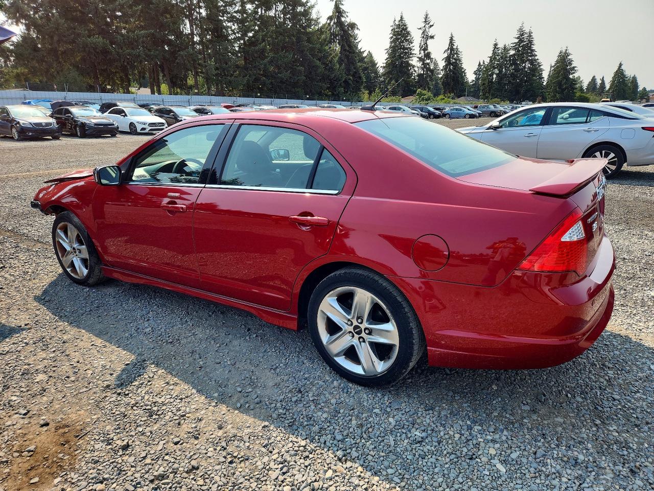 2010 Ford Fusion Sport Red vin: 3FAHP0KCXAR233817