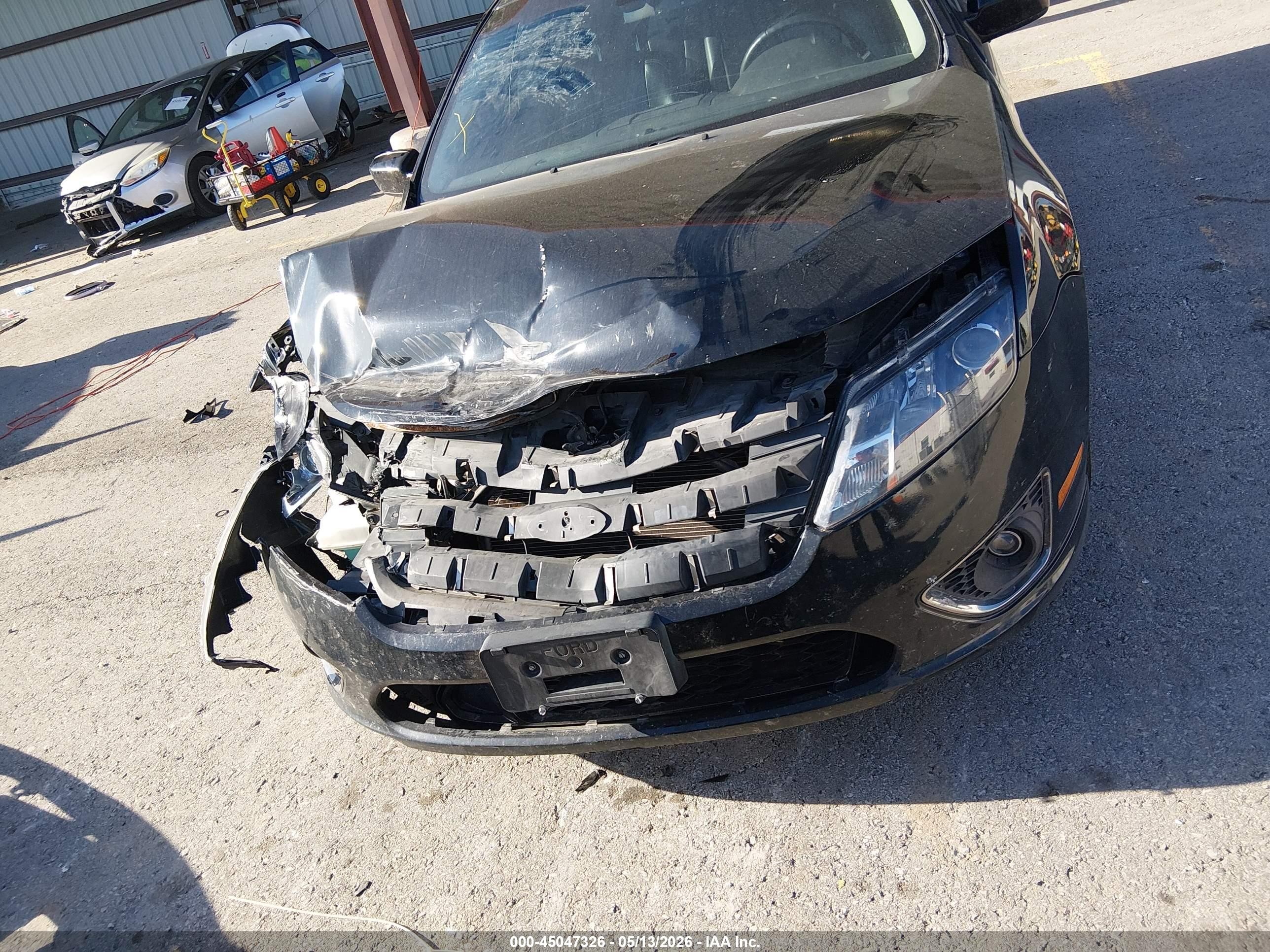 2012 Ford Fusion Sport Black vin: 3FAHP0KCXCR192642