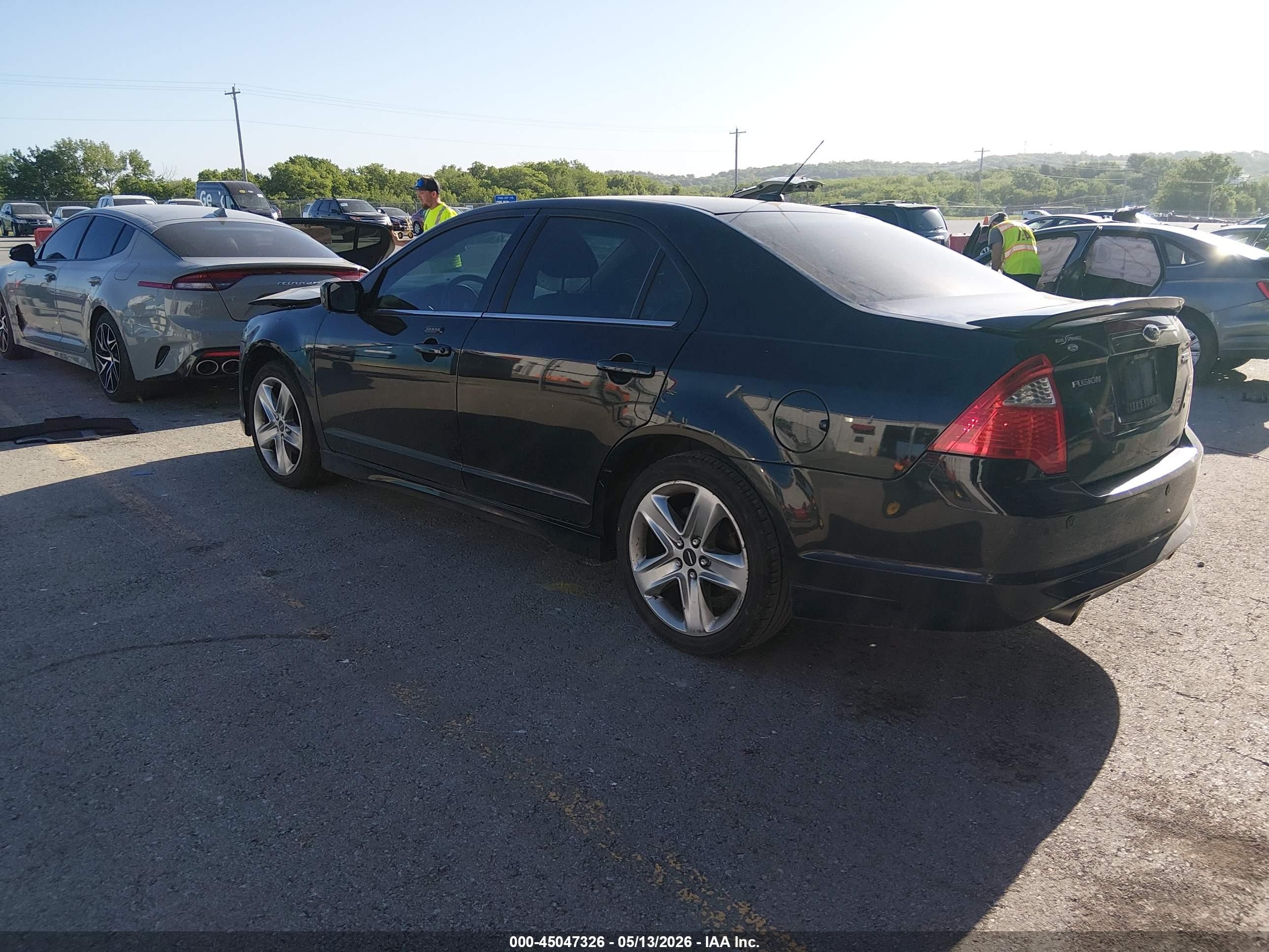 2012 Ford Fusion Sport Black vin: 3FAHP0KCXCR192642