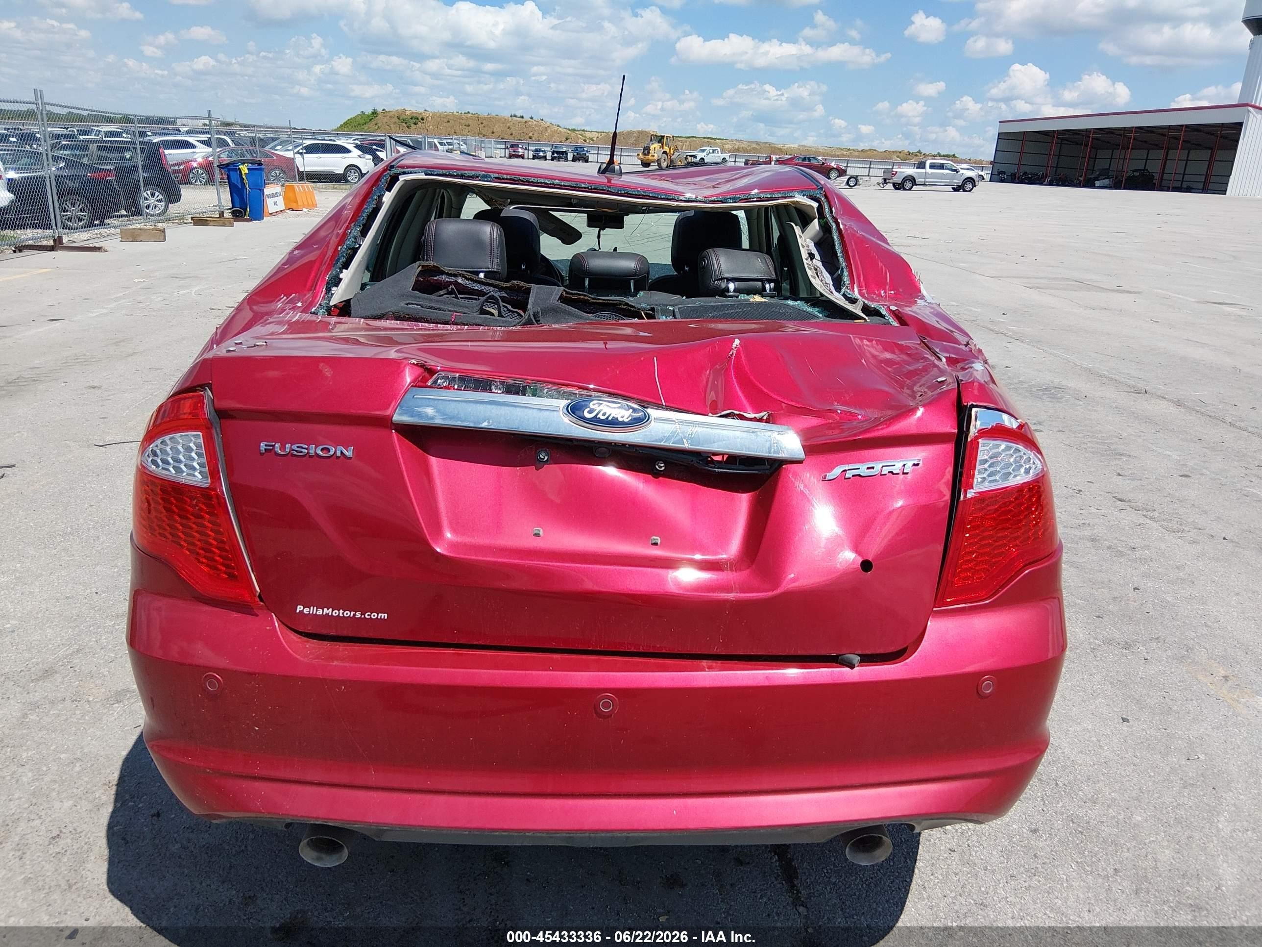 2012 Ford Fusion Sport Red vin: 3FAHP0KCXCR394039
