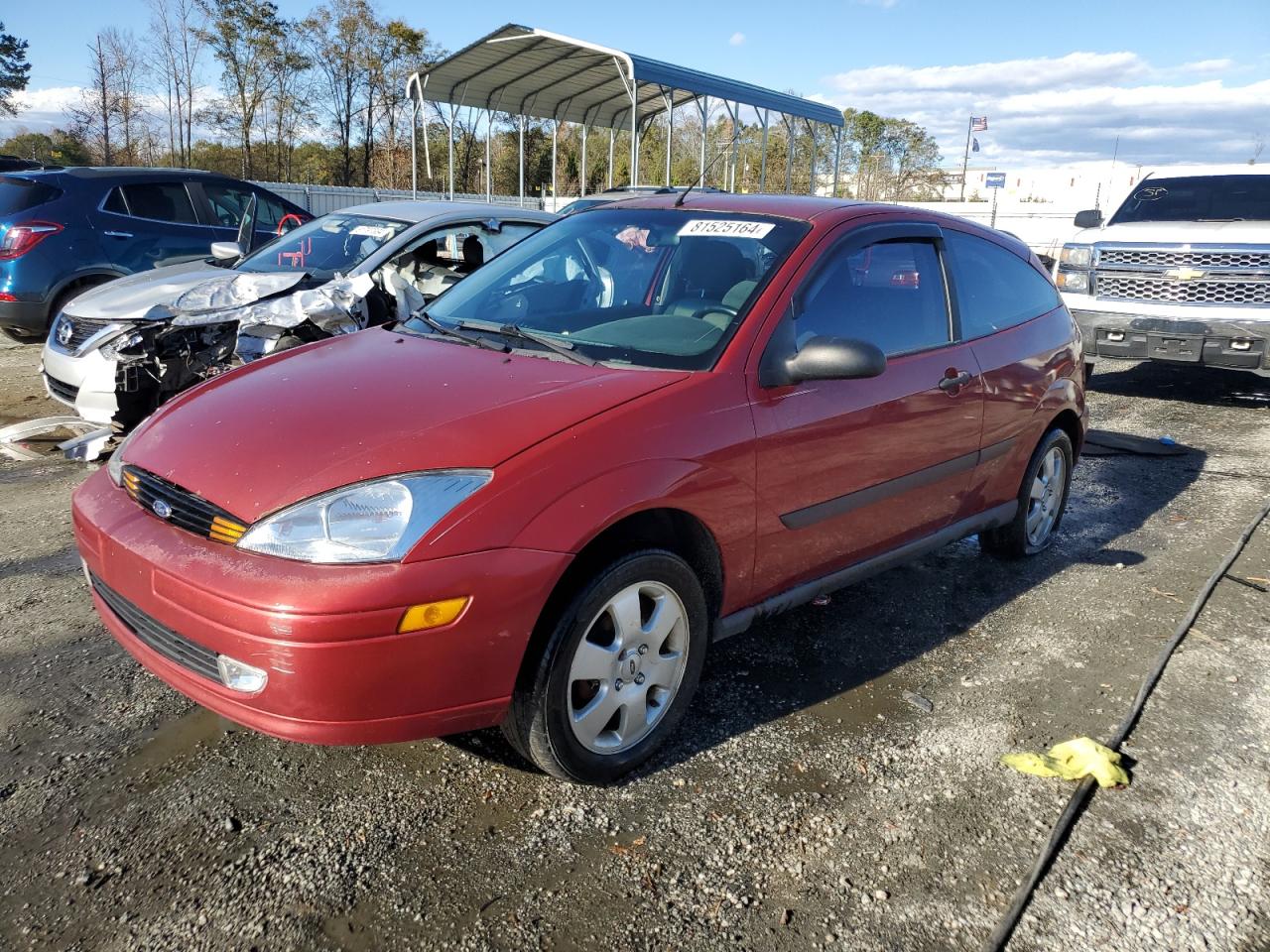 Price & History 2001 Ford Focus Zx3 2.0l 4 vin: 3FAHP313X1R219211