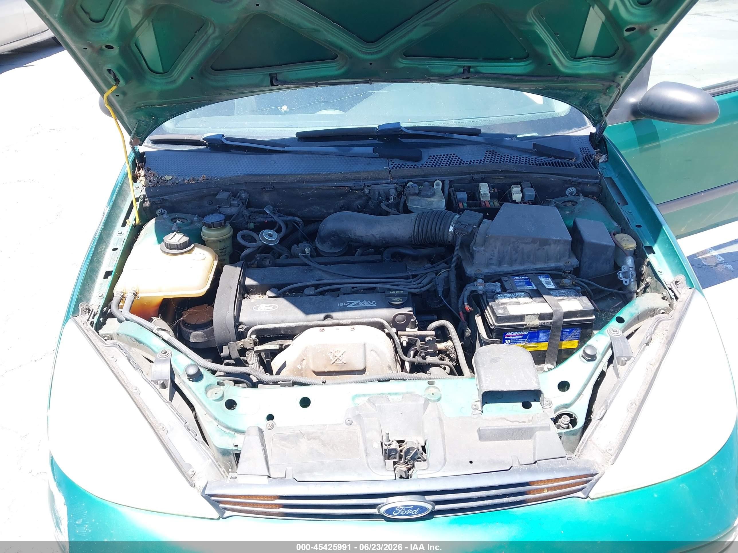 2002 Ford Focus Zx3 Green vin: 3FAHP313X2R157987