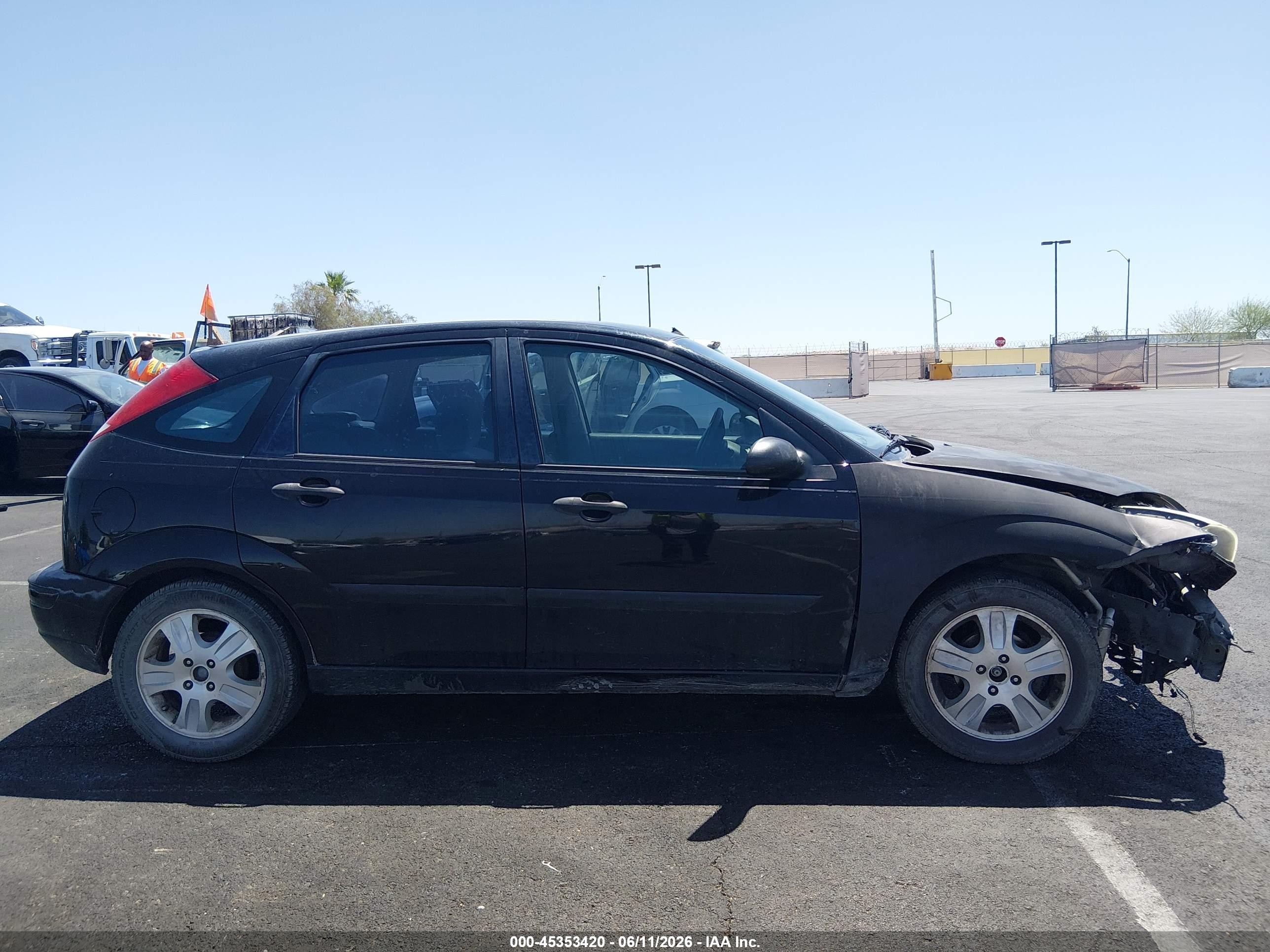 2003 Ford Focus Zx5 Black vin: 3FAHP37393R186020