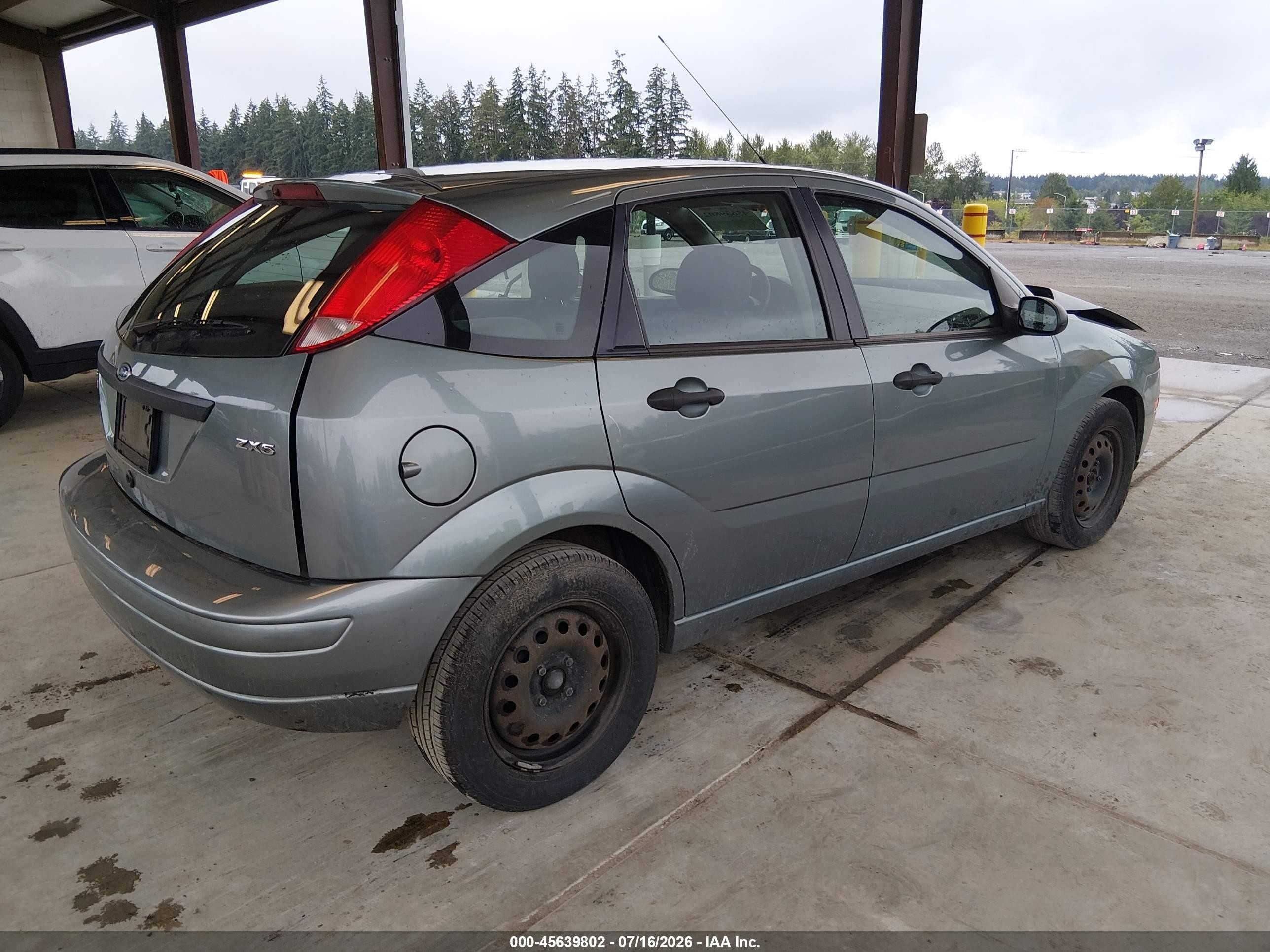 2005 Ford Focus Zx5 Green vin: 3FAHP37N15R119903