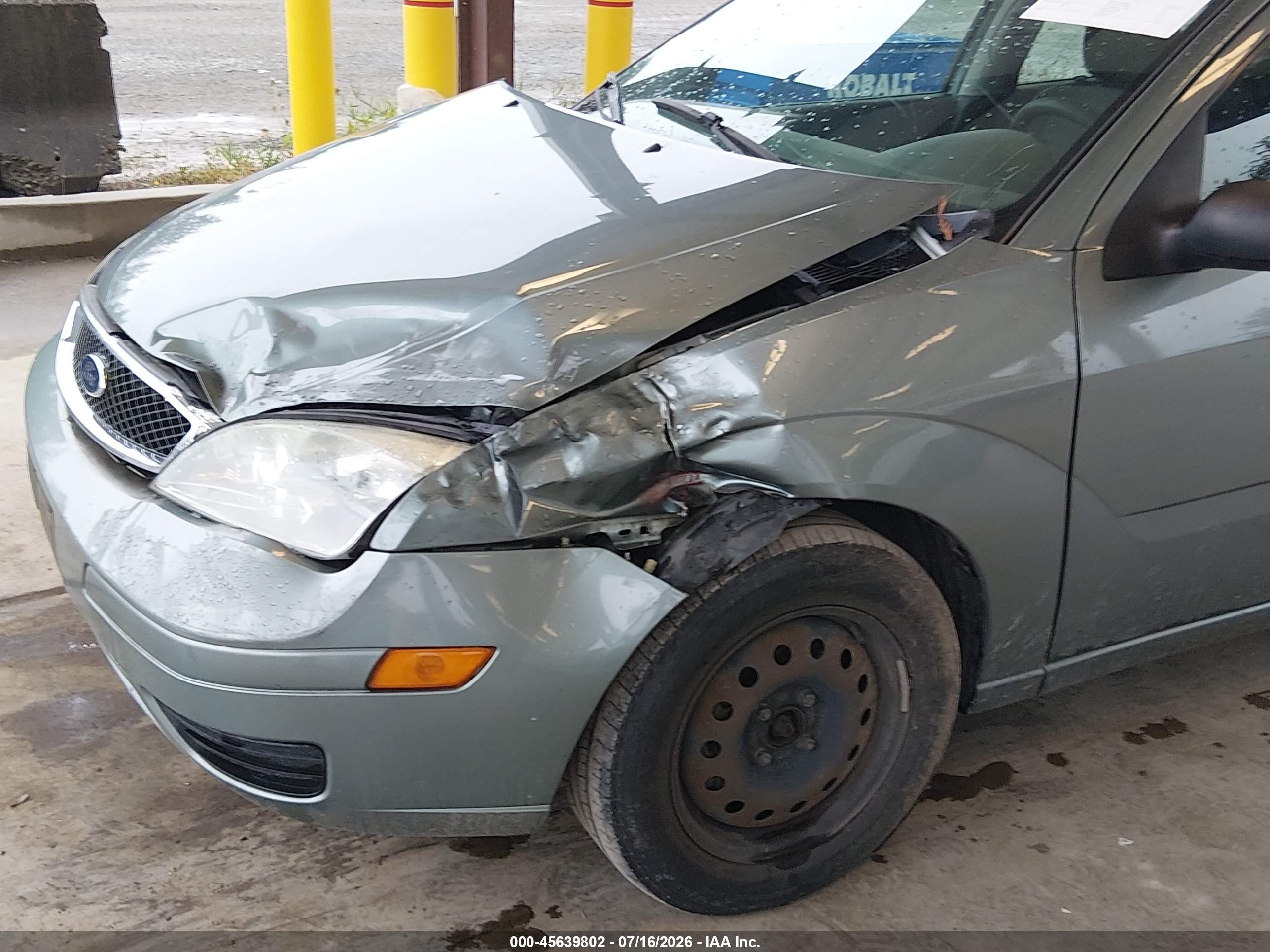 2005 Ford Focus Zx5 Green vin: 3FAHP37N15R119903