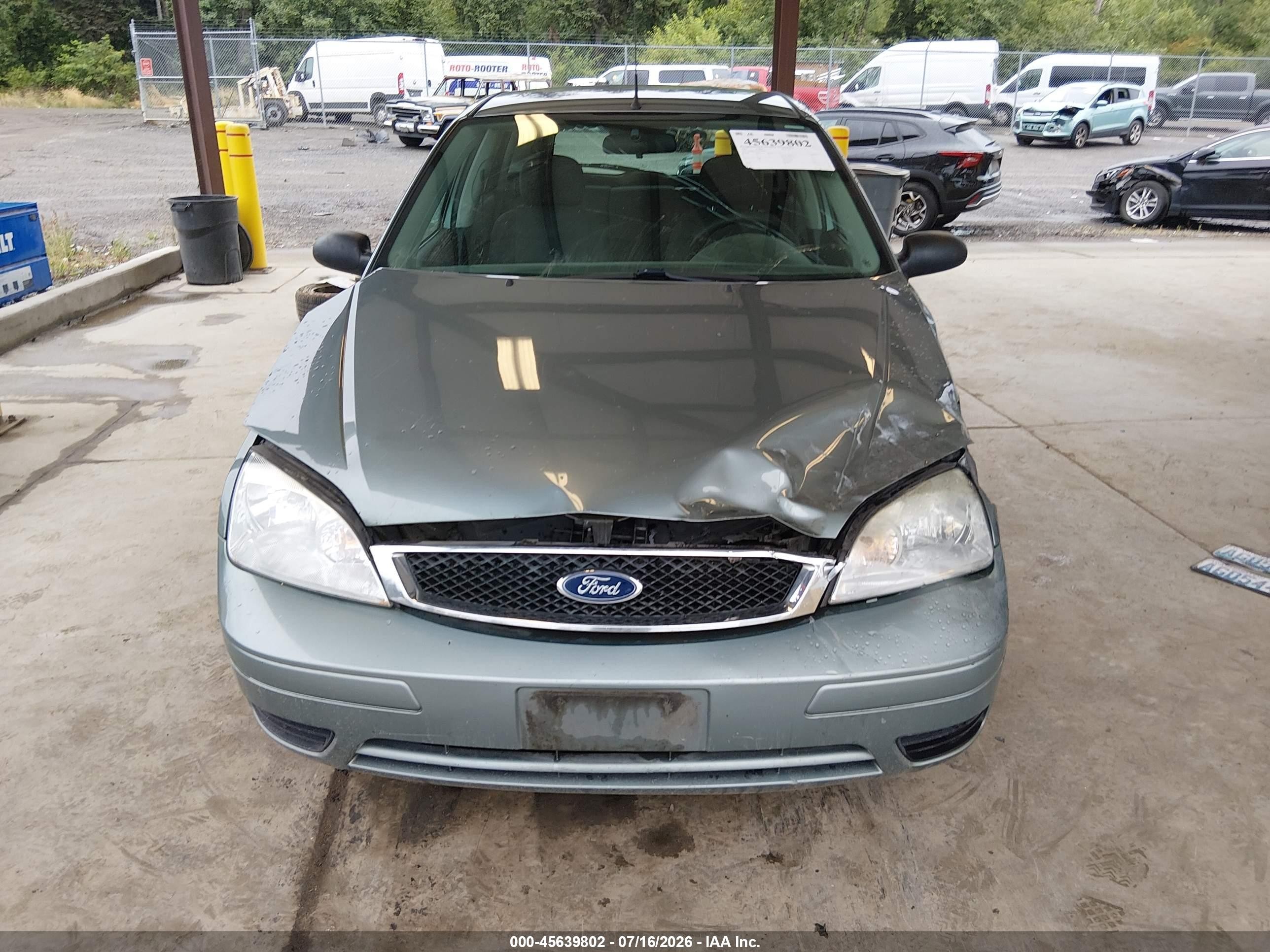 2005 Ford Focus Zx5 Green vin: 3FAHP37N15R119903
