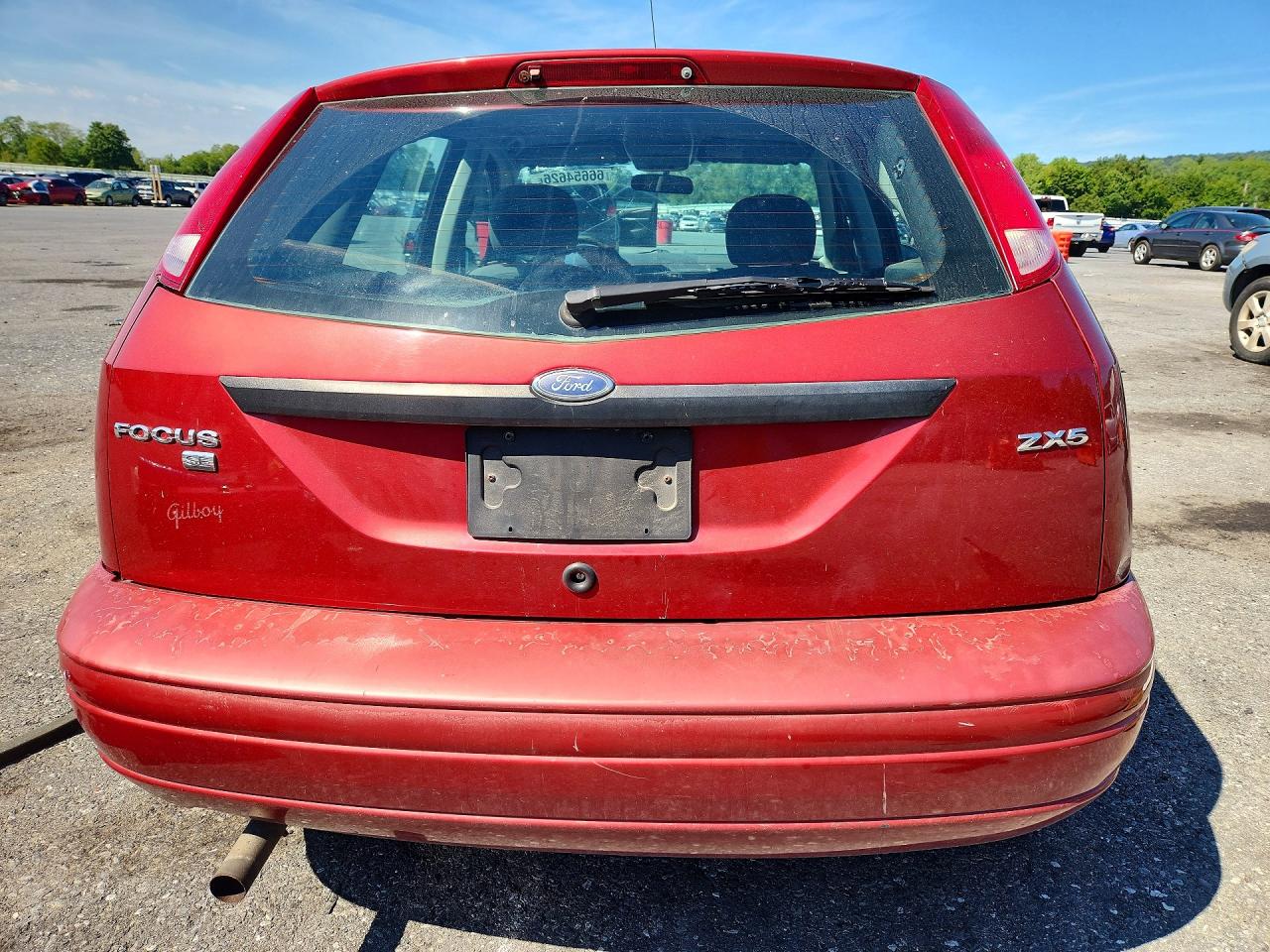 2005 Ford Focus Zx5 Red vin: 3FAHP37N45R115120