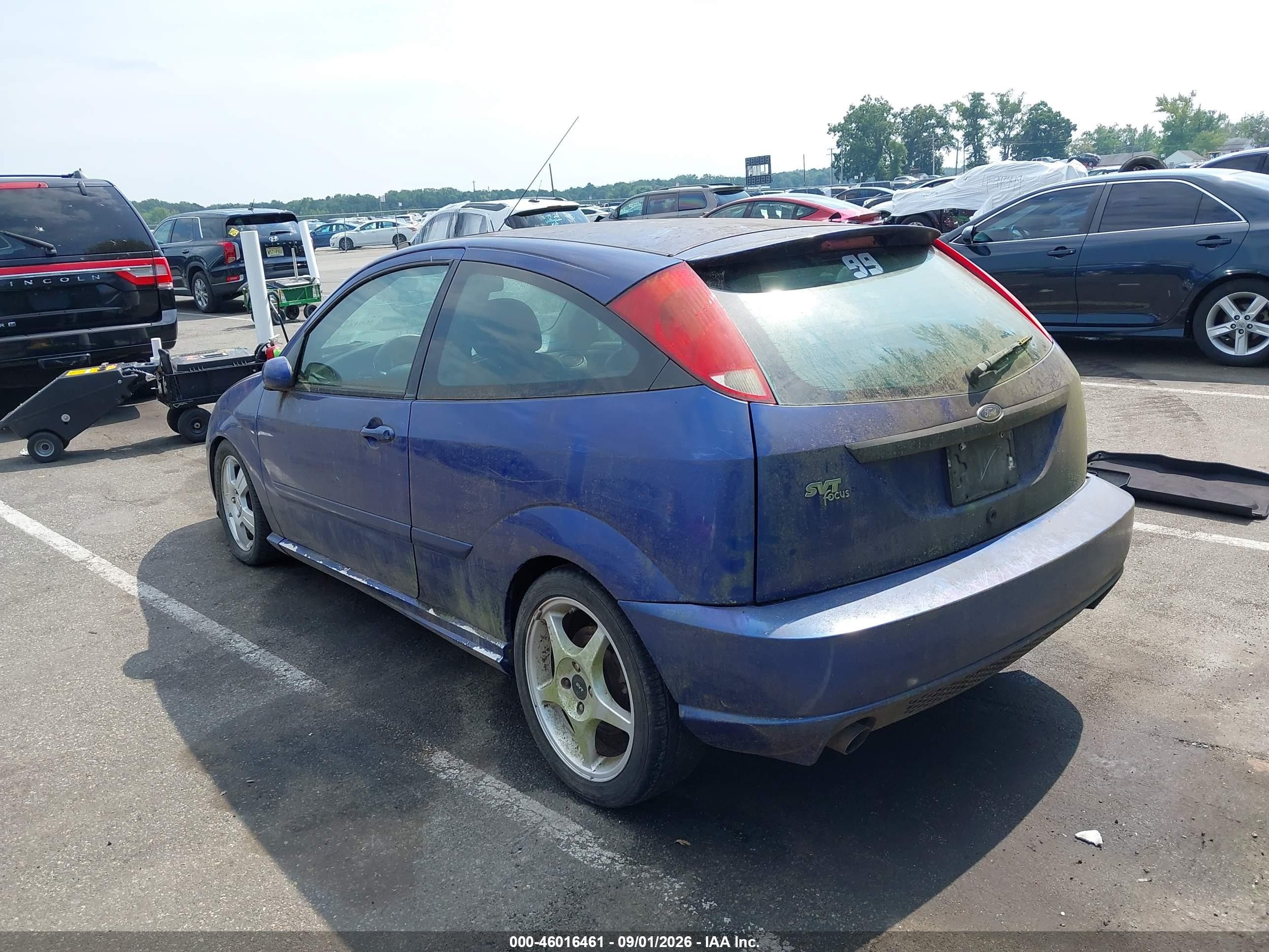 2002 Ford Focus Svt Blue vin: 3FAHP39552R191387