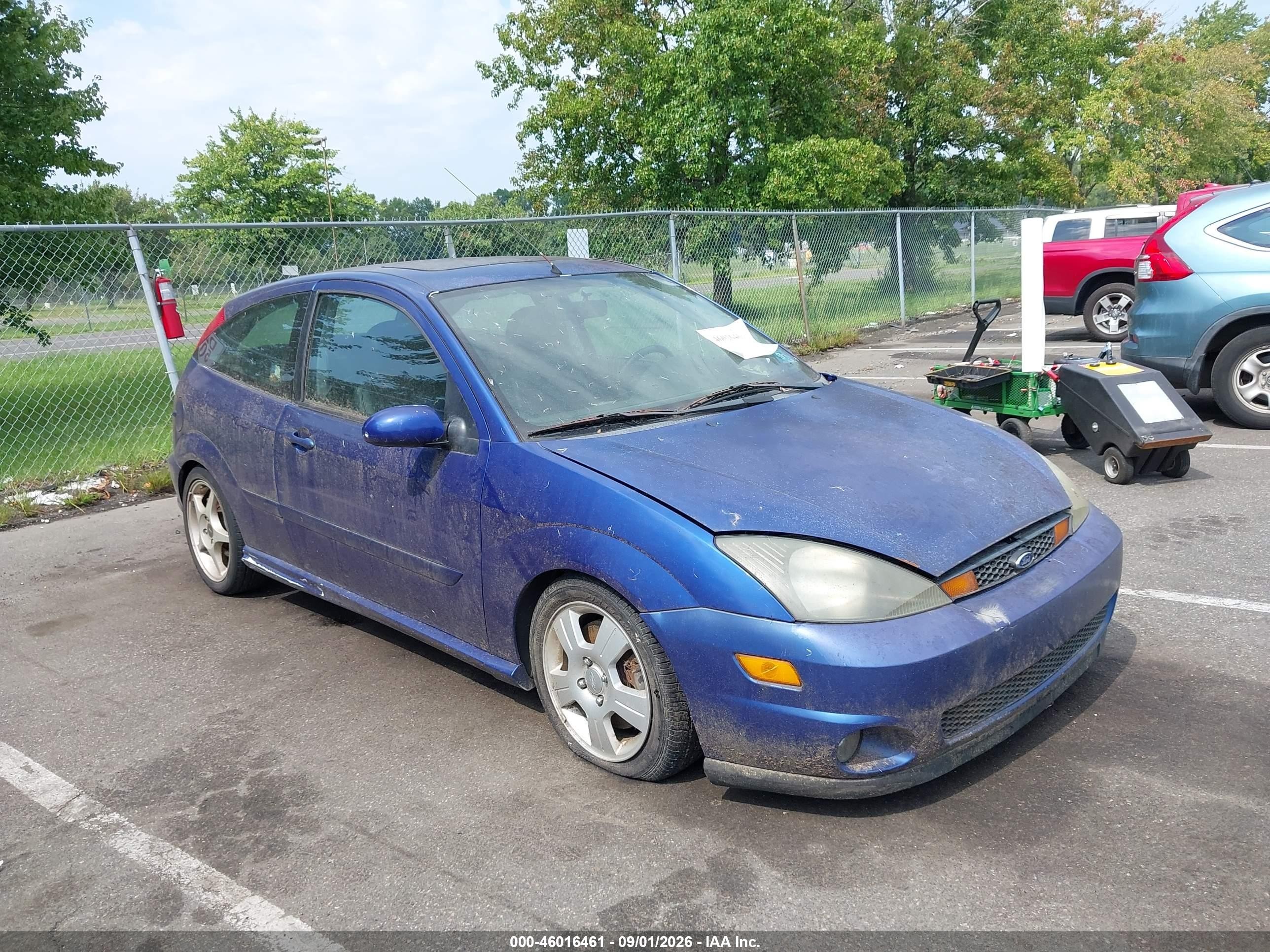 2002 Ford Focus Svt Blue vin: 3FAHP39552R191387