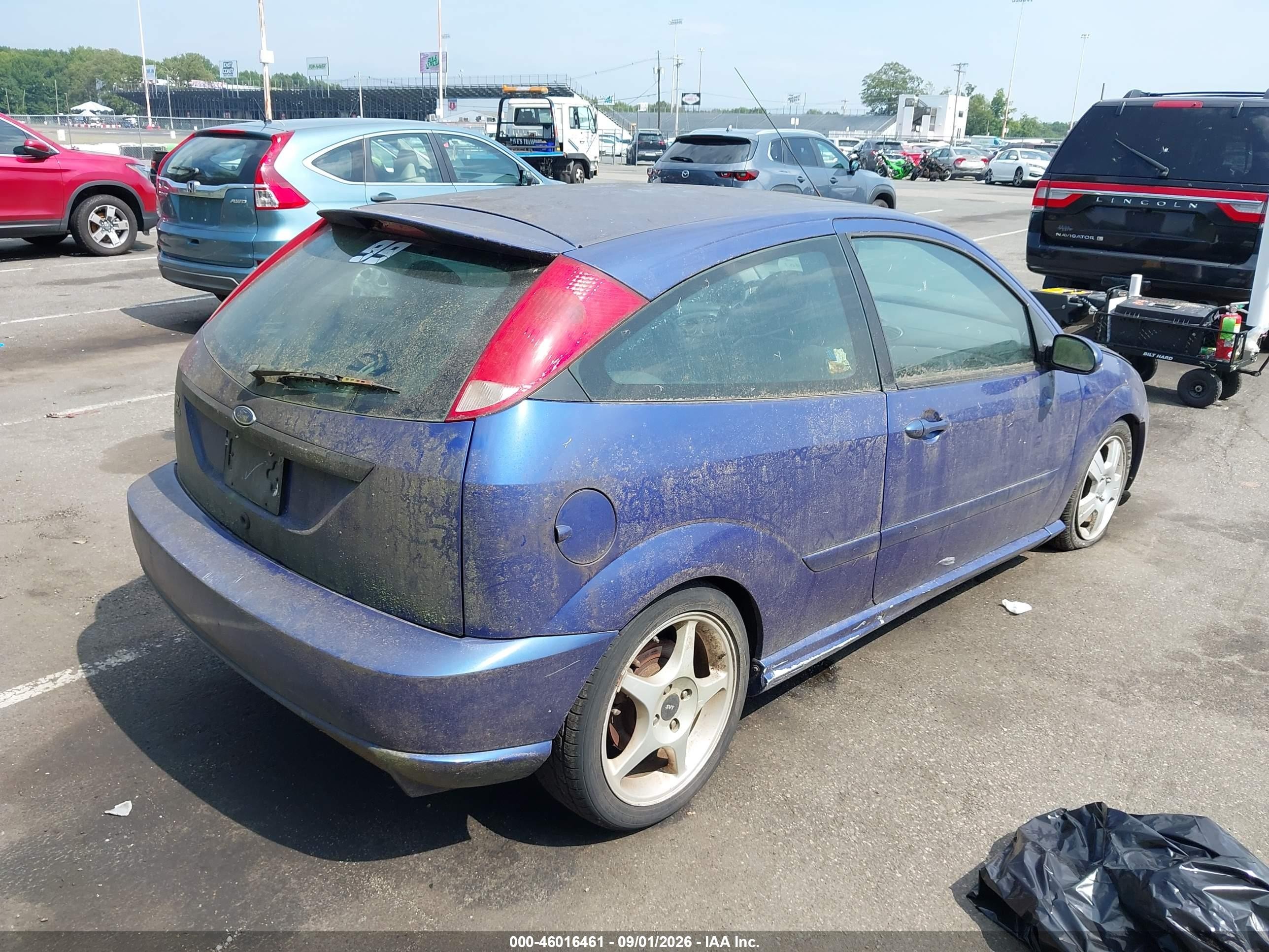 2002 Ford Focus Svt Blue vin: 3FAHP39552R191387
