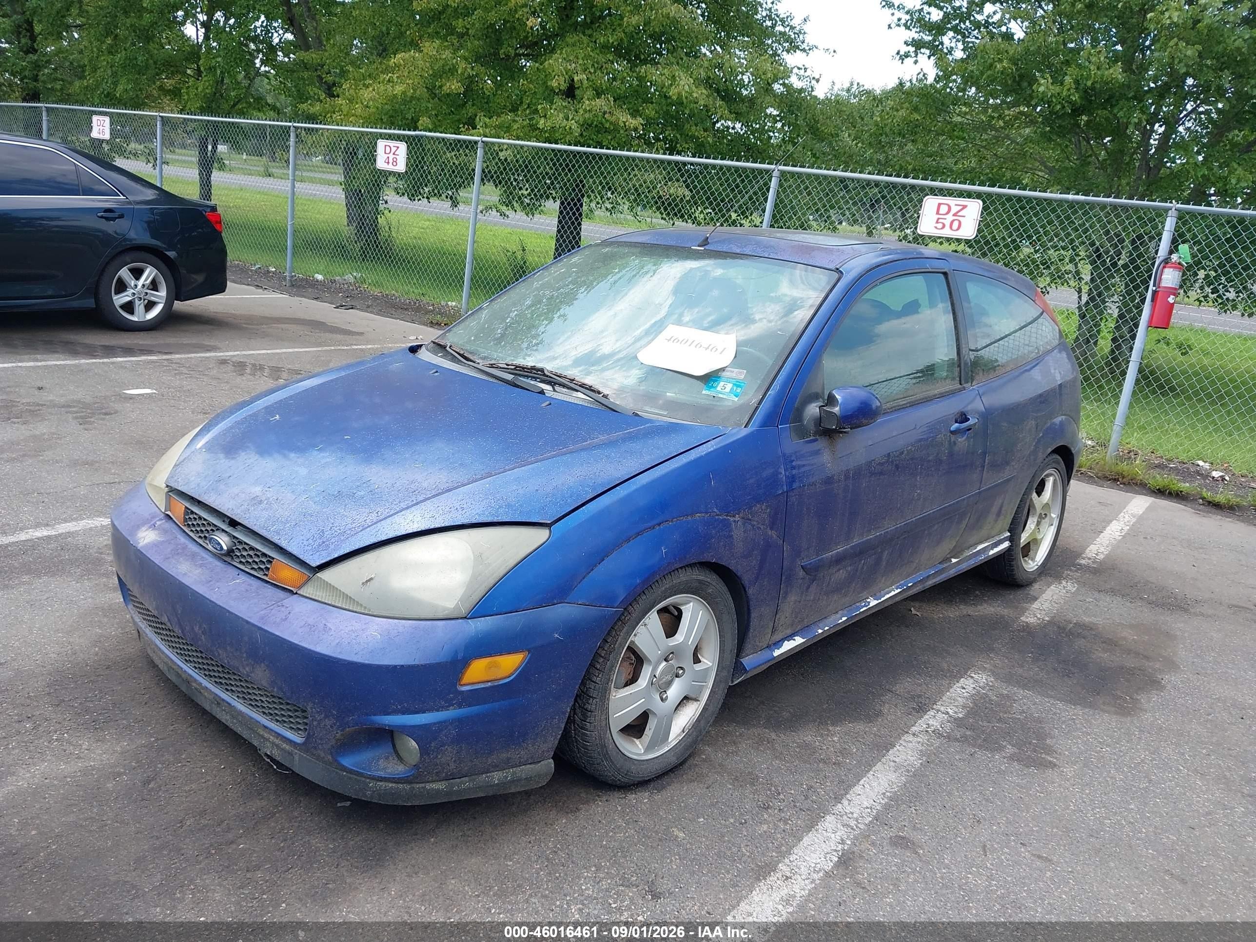 2002 Ford Focus Svt Blue vin: 3FAHP39552R191387