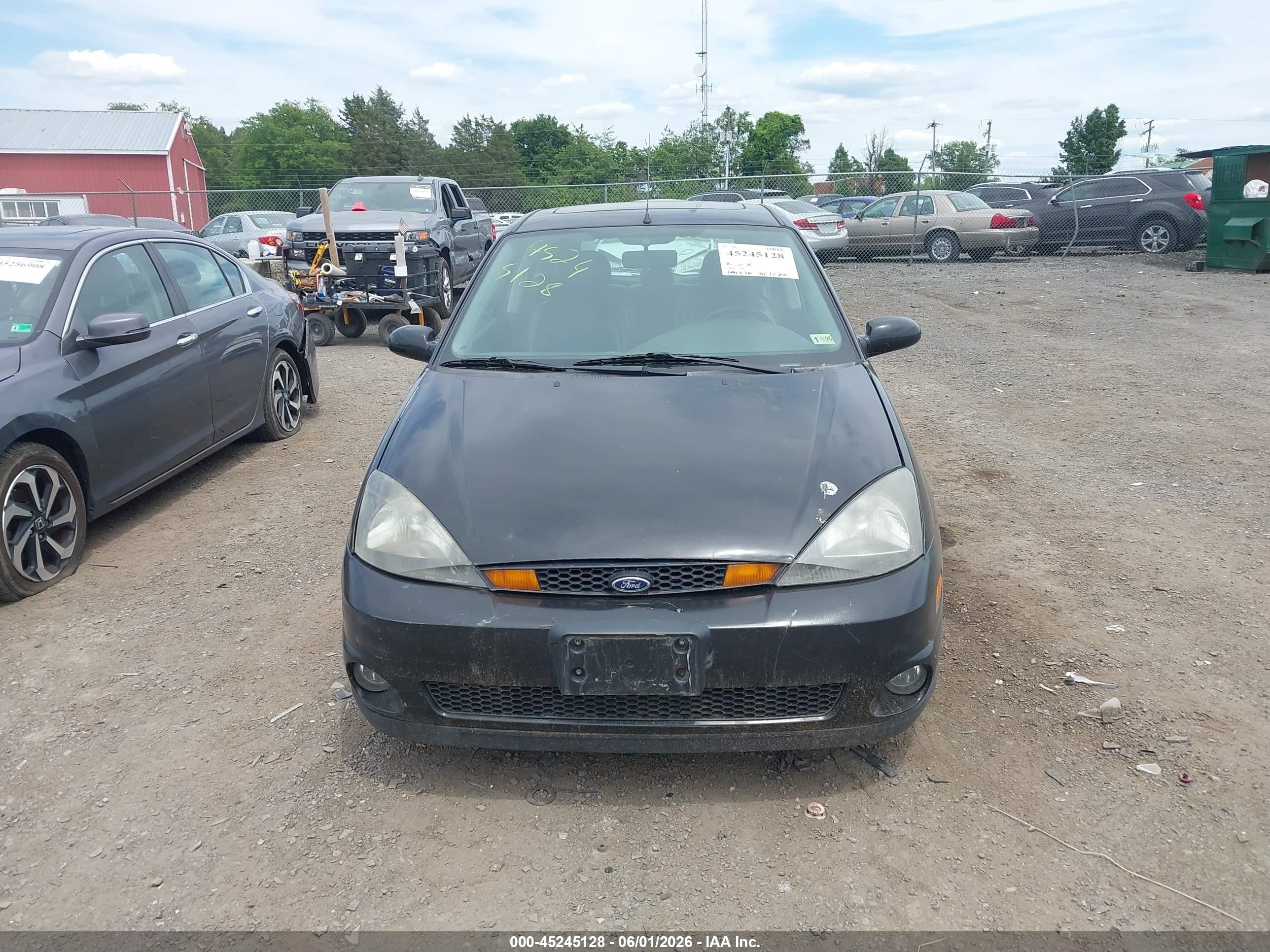 2002 Ford Focus Svt Черный vin: 3FAHP39582R134553