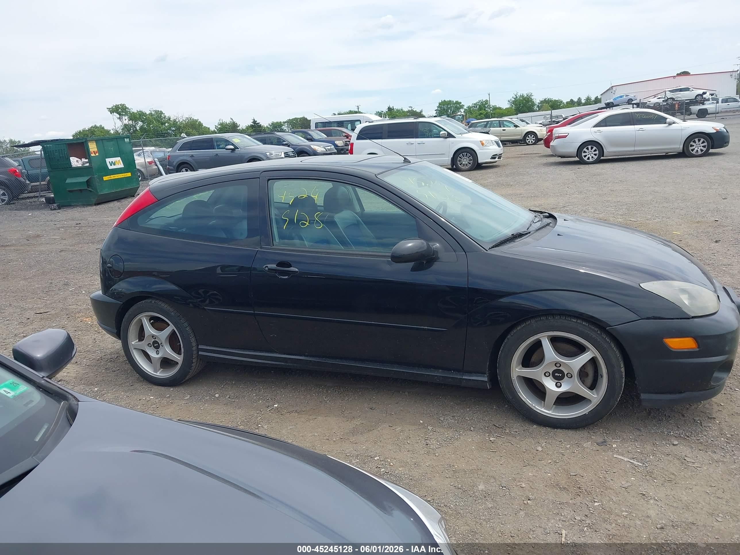 2002 Ford Focus Svt Черный vin: 3FAHP39582R134553